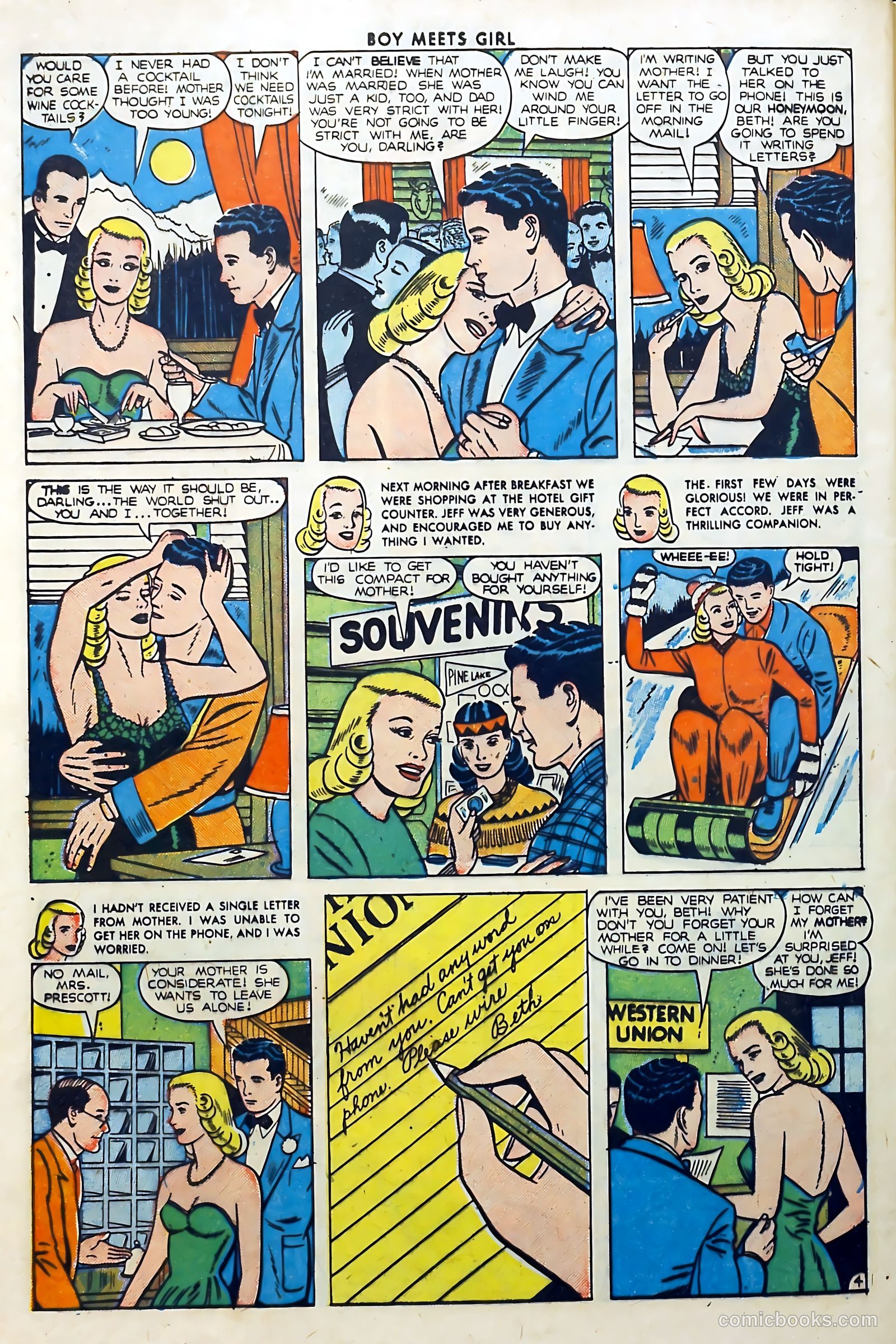 Boy Meets Girl #1 (1950) — page 44 of 53
