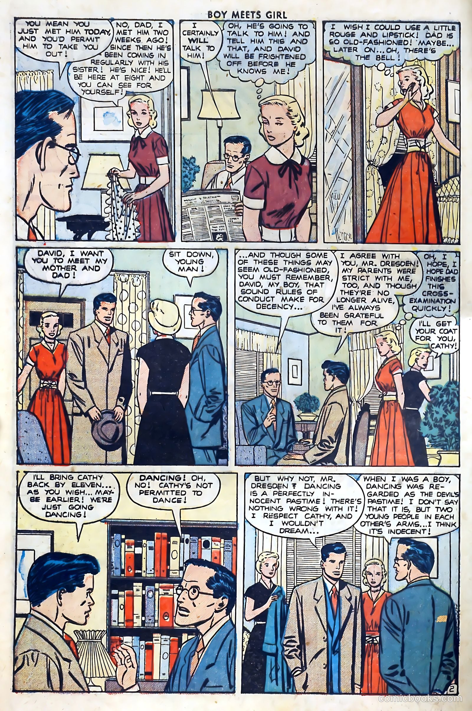 Boy Meets Girl #10 (1951) — page 4 of 52