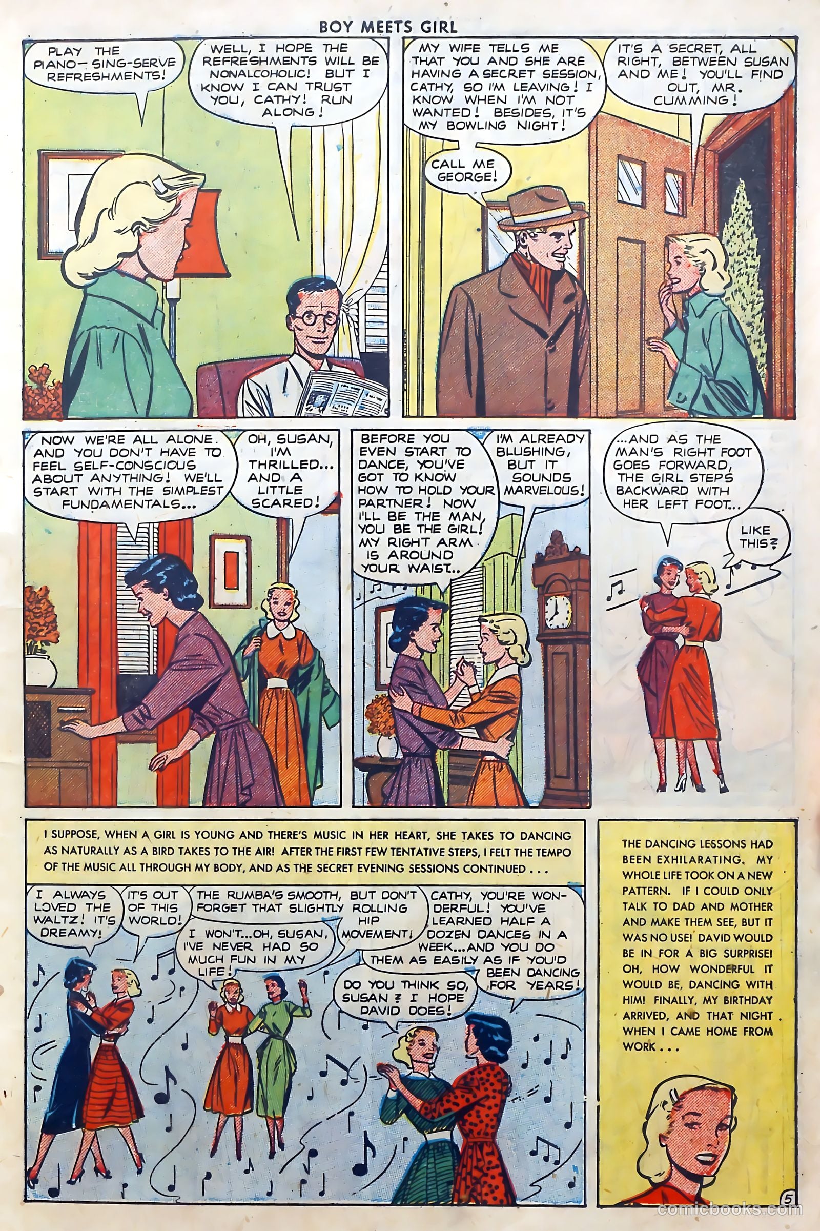 Boy Meets Girl #10 (1951) — page 7 of 52