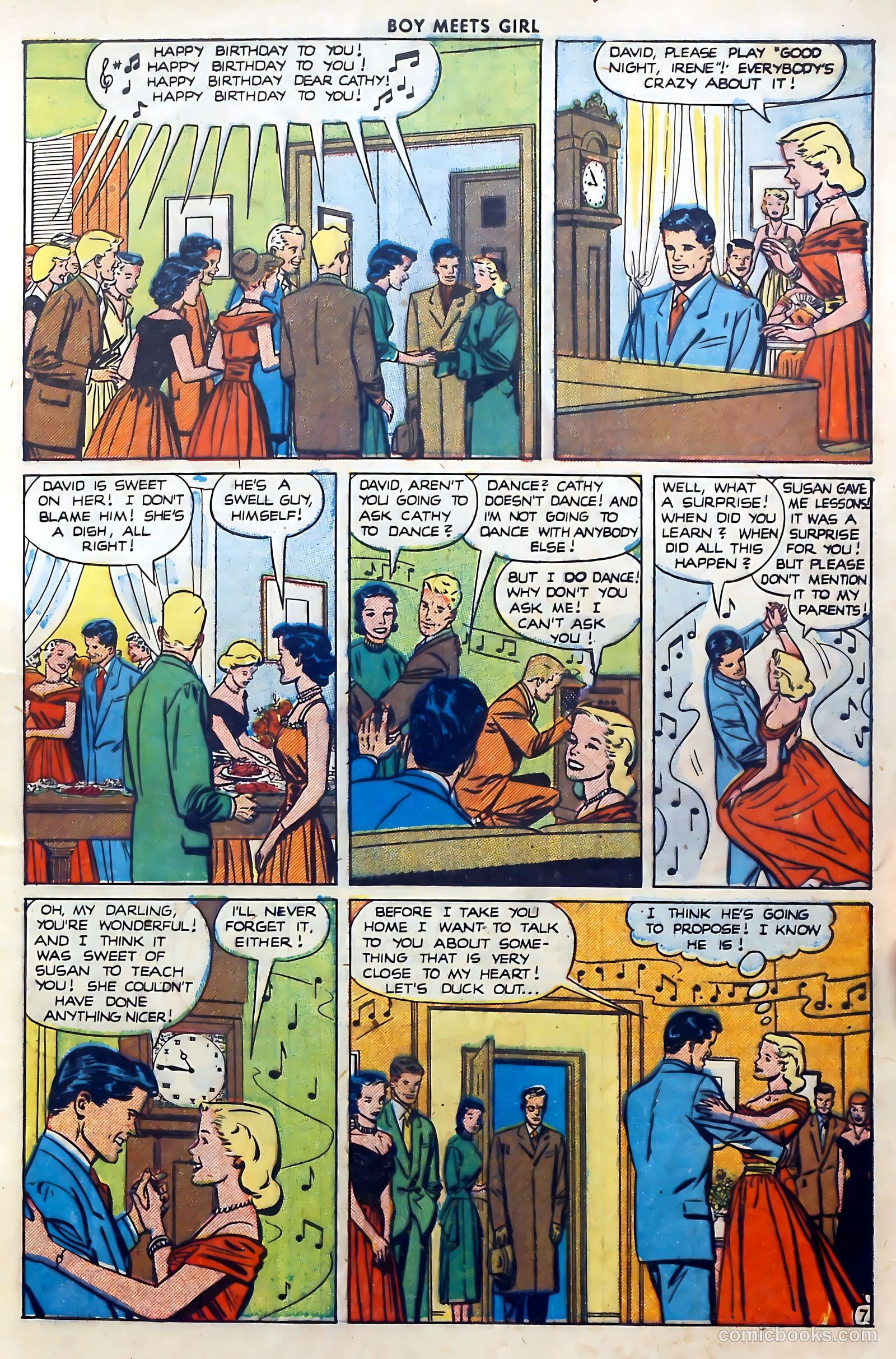 Boy Meets Girl #10 (1951) — page 9 of 52