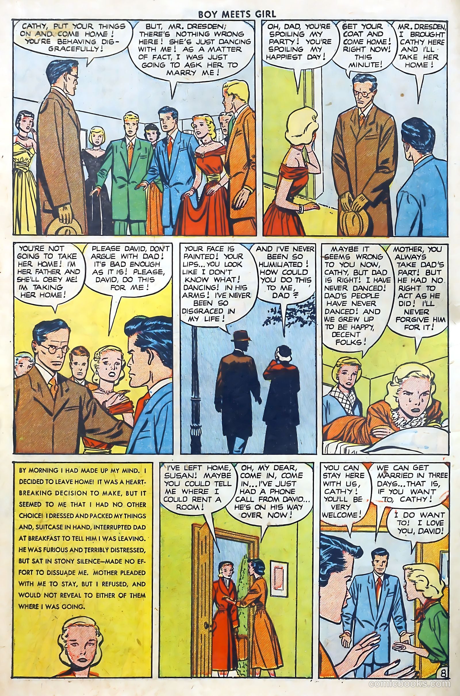 Boy Meets Girl #10 (1951) — page 10 of 52