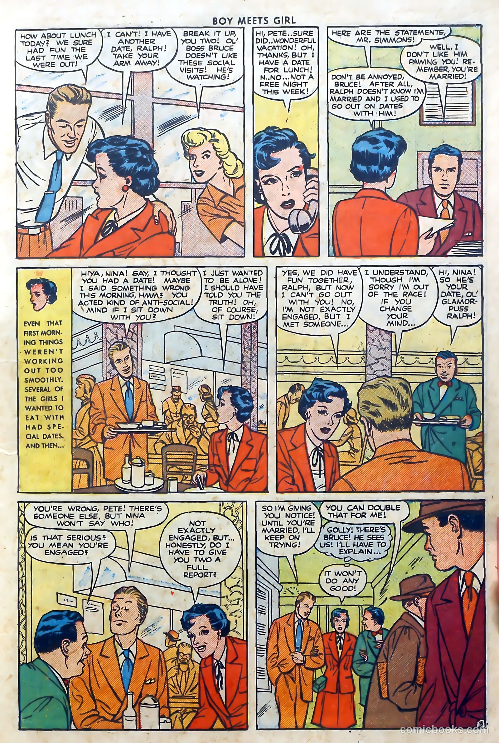 Boy Meets Girl #10 (1951) — page 15 of 52