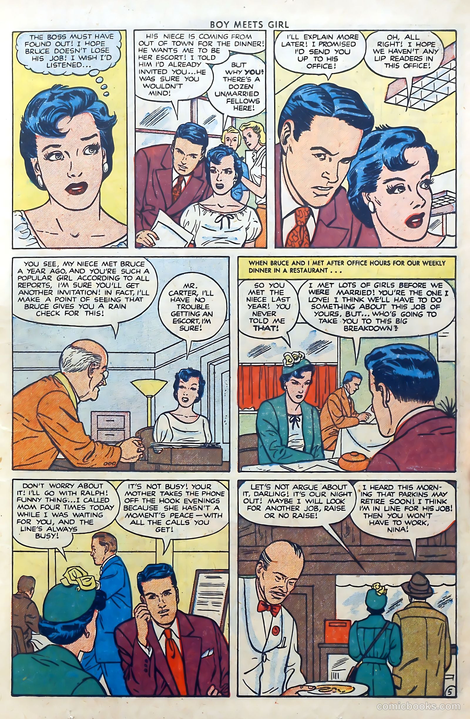Boy Meets Girl #10 (1951) — page 17 of 52