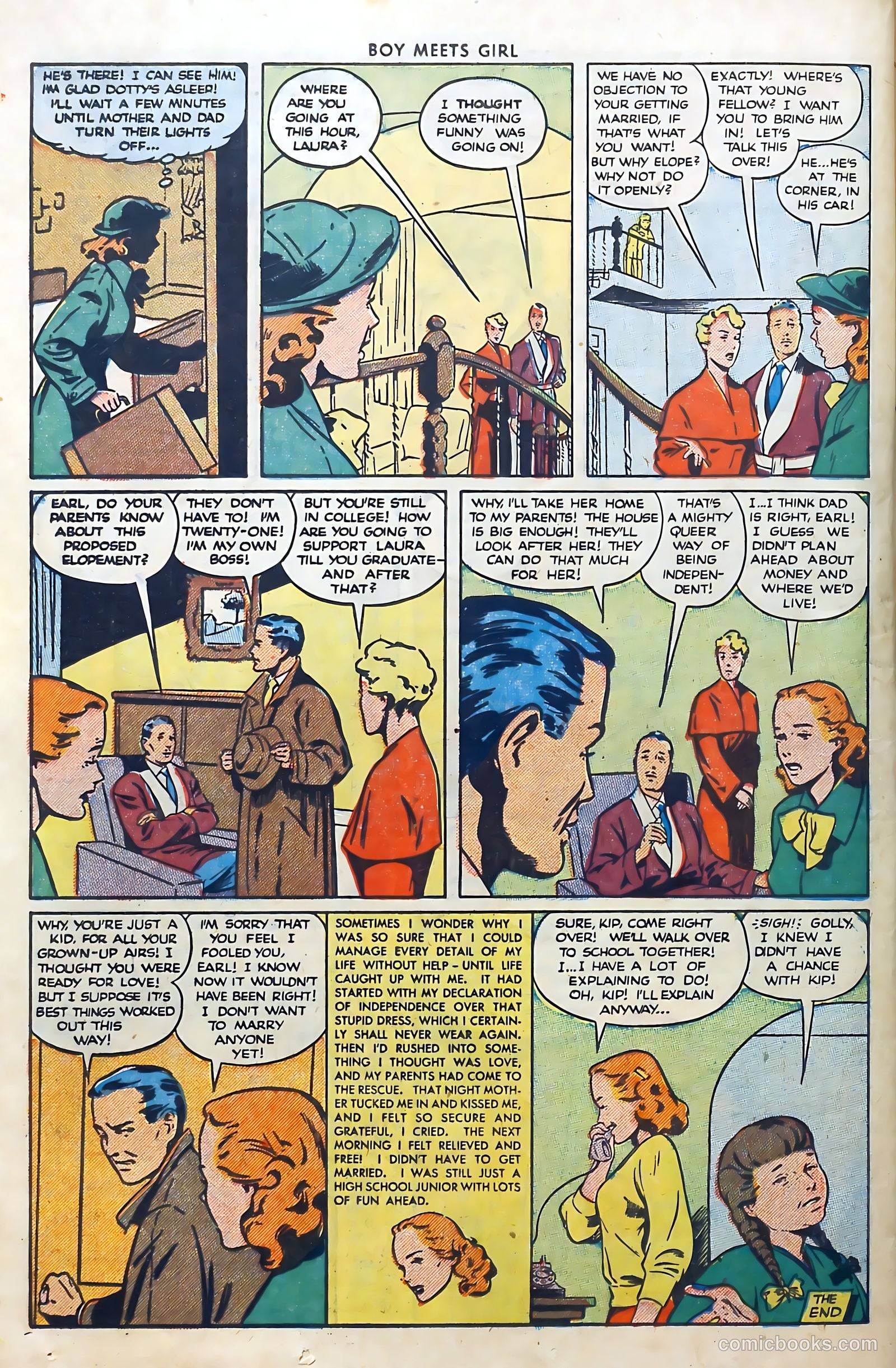 Boy Meets Girl #10 (1951) — page 36 of 52