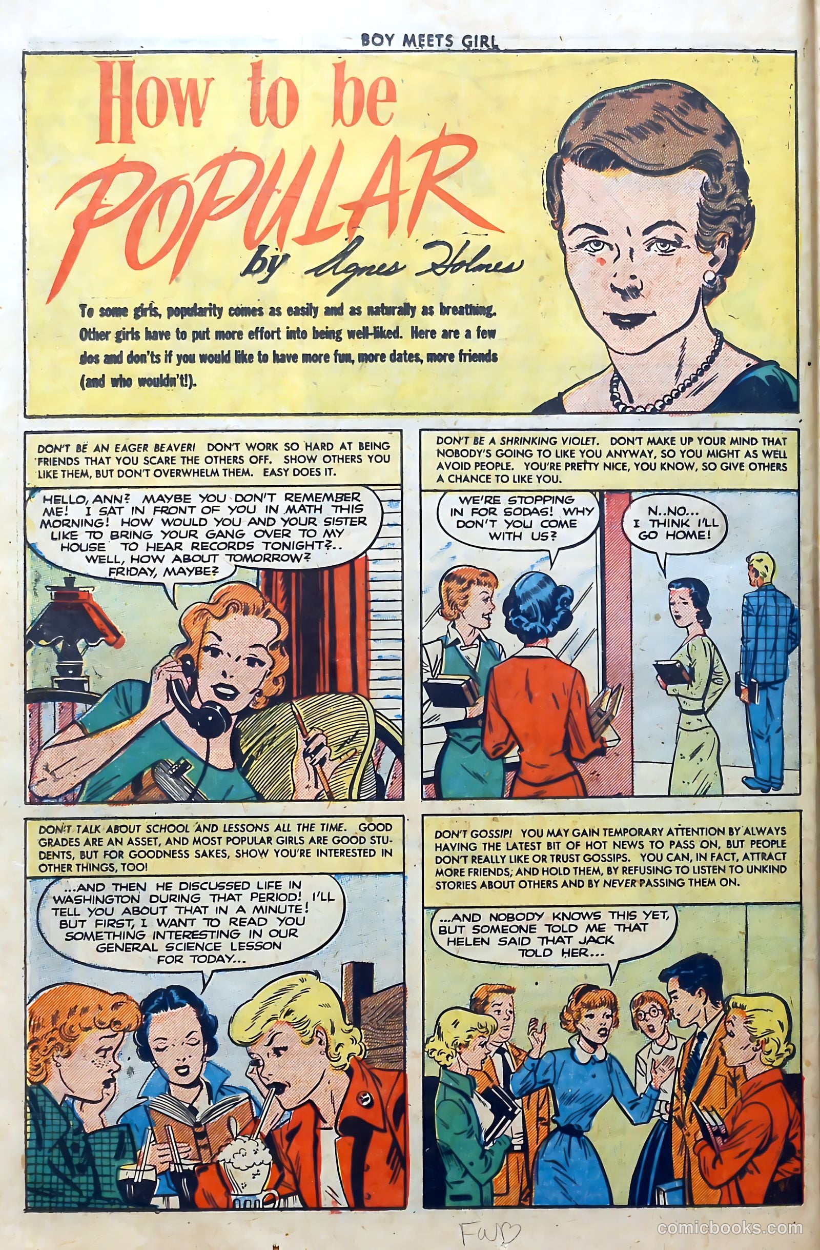 Boy Meets Girl #10 (1951) — page 38 of 52