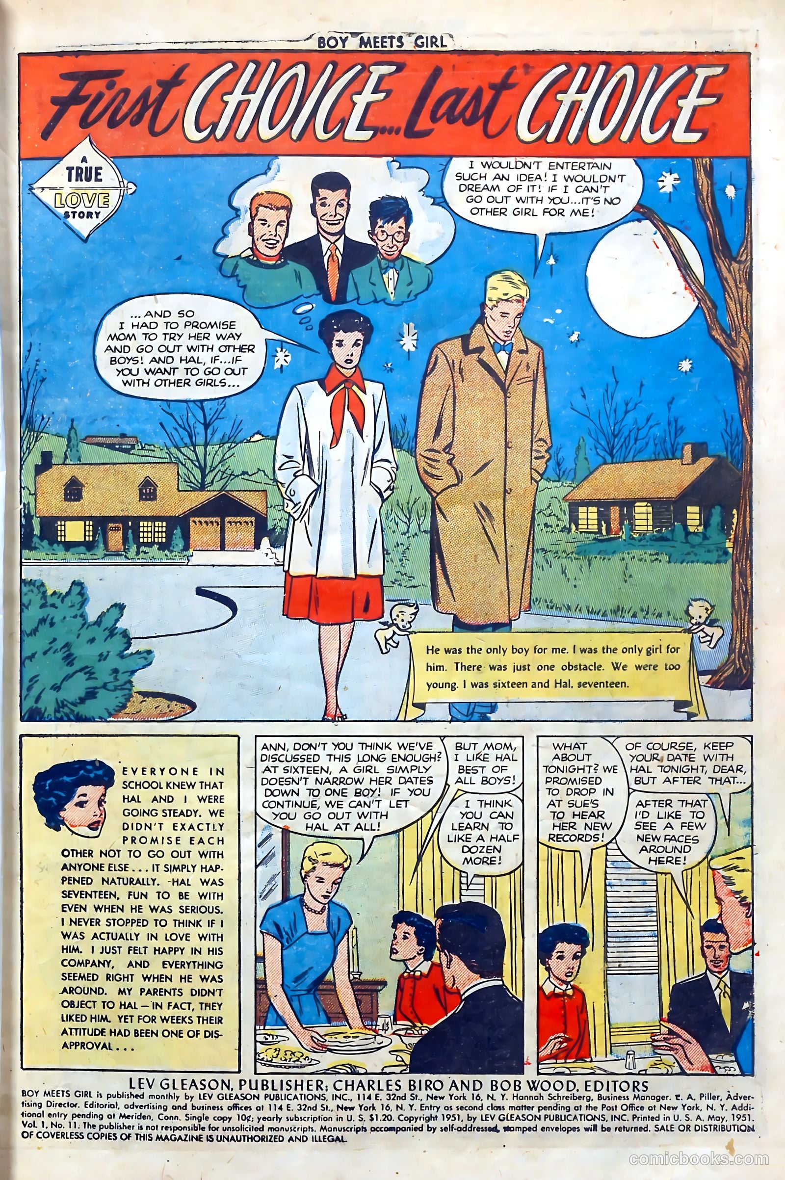 Boy Meets Girl #11 (1951) — page 3 of 52