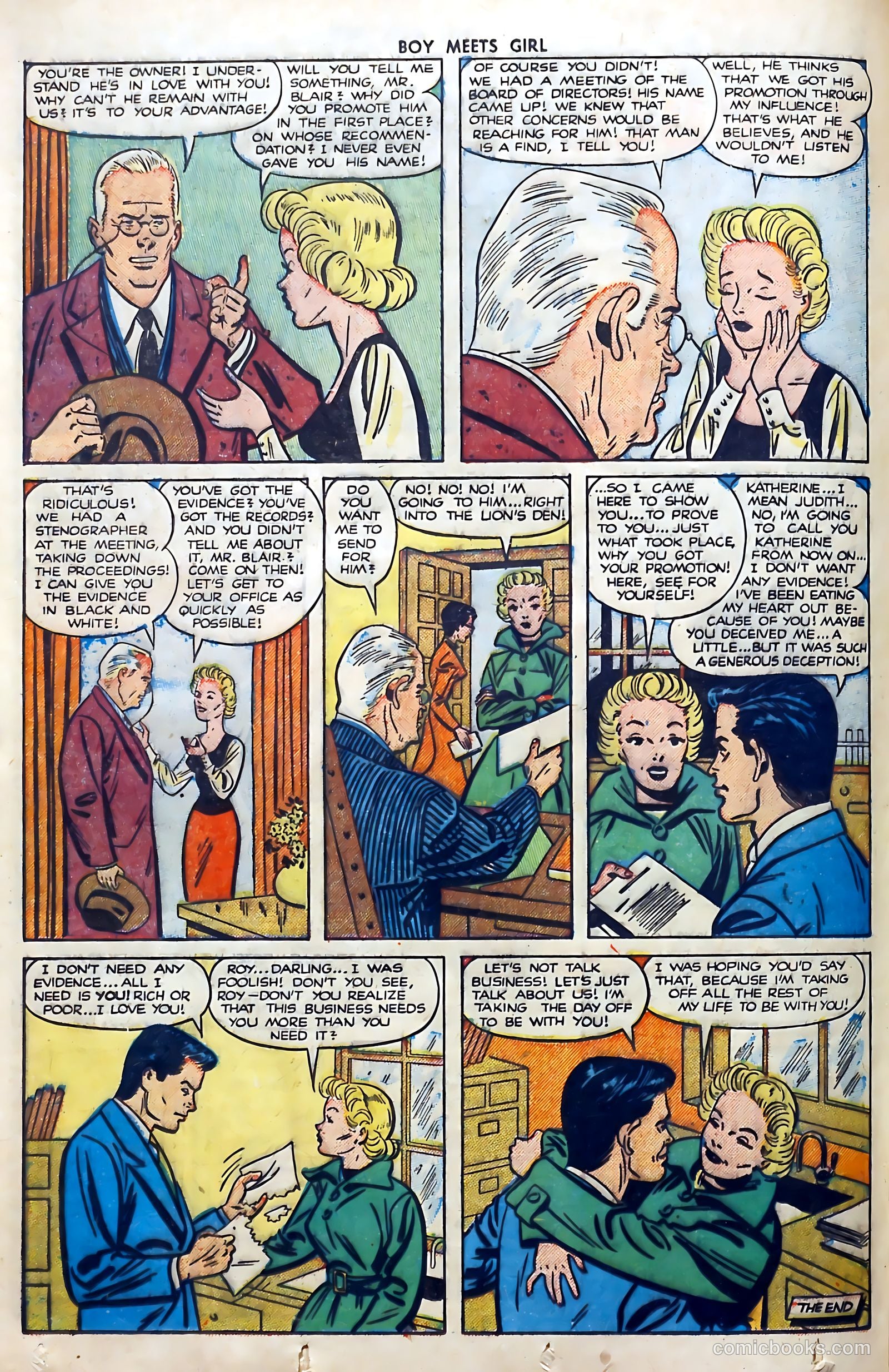 Boy Meets Girl #11 (1951) — page 32 of 52