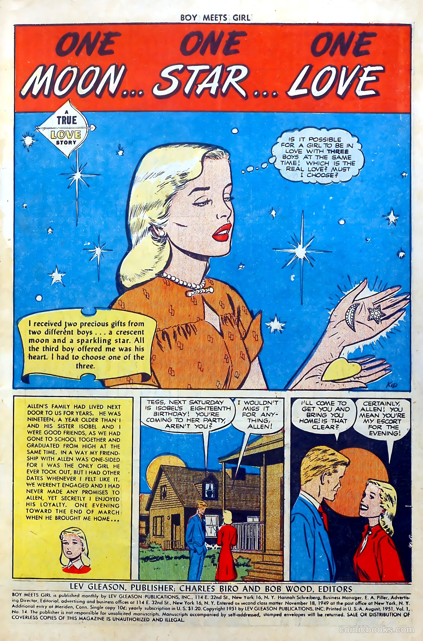 Boy Meets Girl #14 (1951) — page 3 of 52