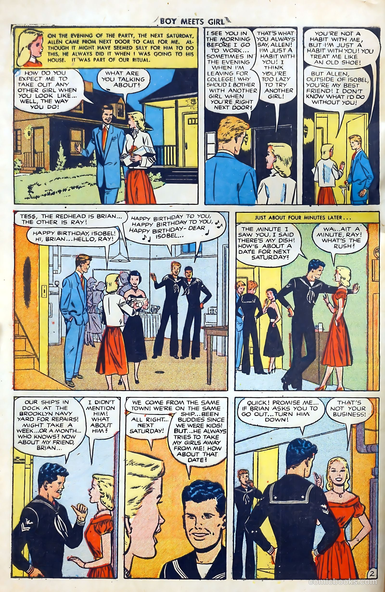 Boy Meets Girl #14 (1951) — page 4 of 52