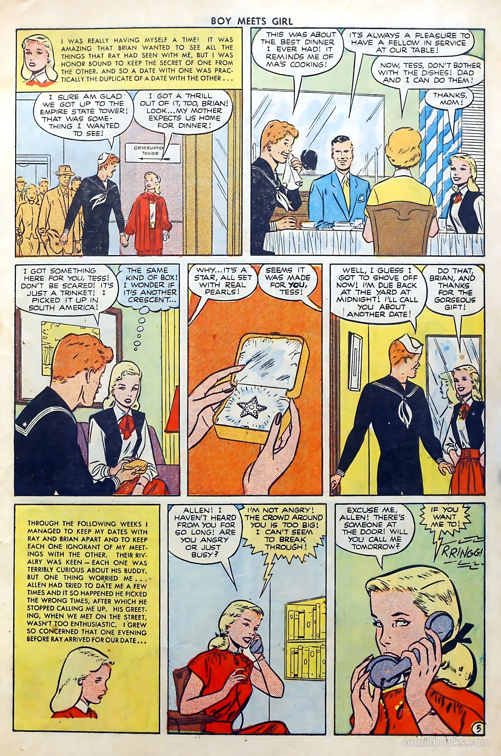Boy Meets Girl #14 (1951) — page 7 of 52