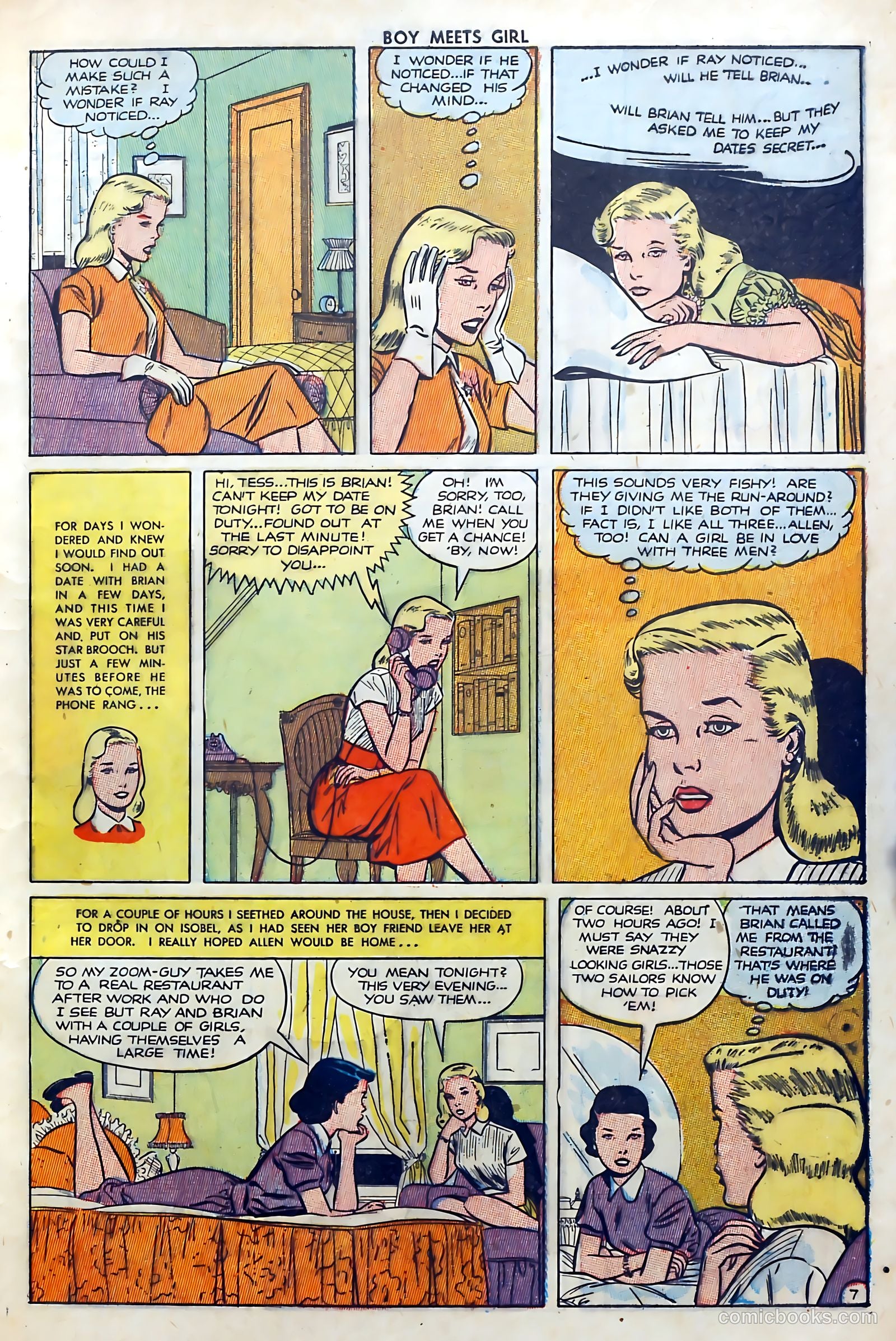 Boy Meets Girl #14 (1951) — page 9 of 52