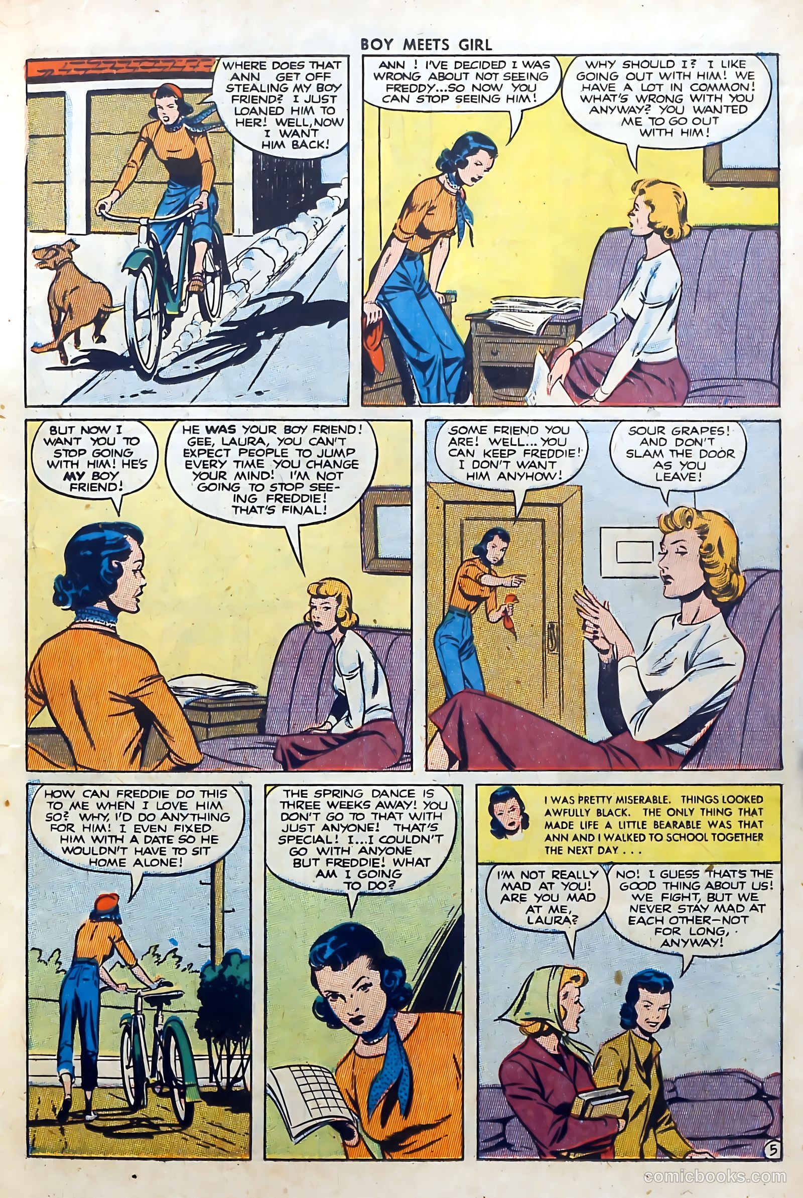 Boy Meets Girl #14 (1951) — page 17 of 52