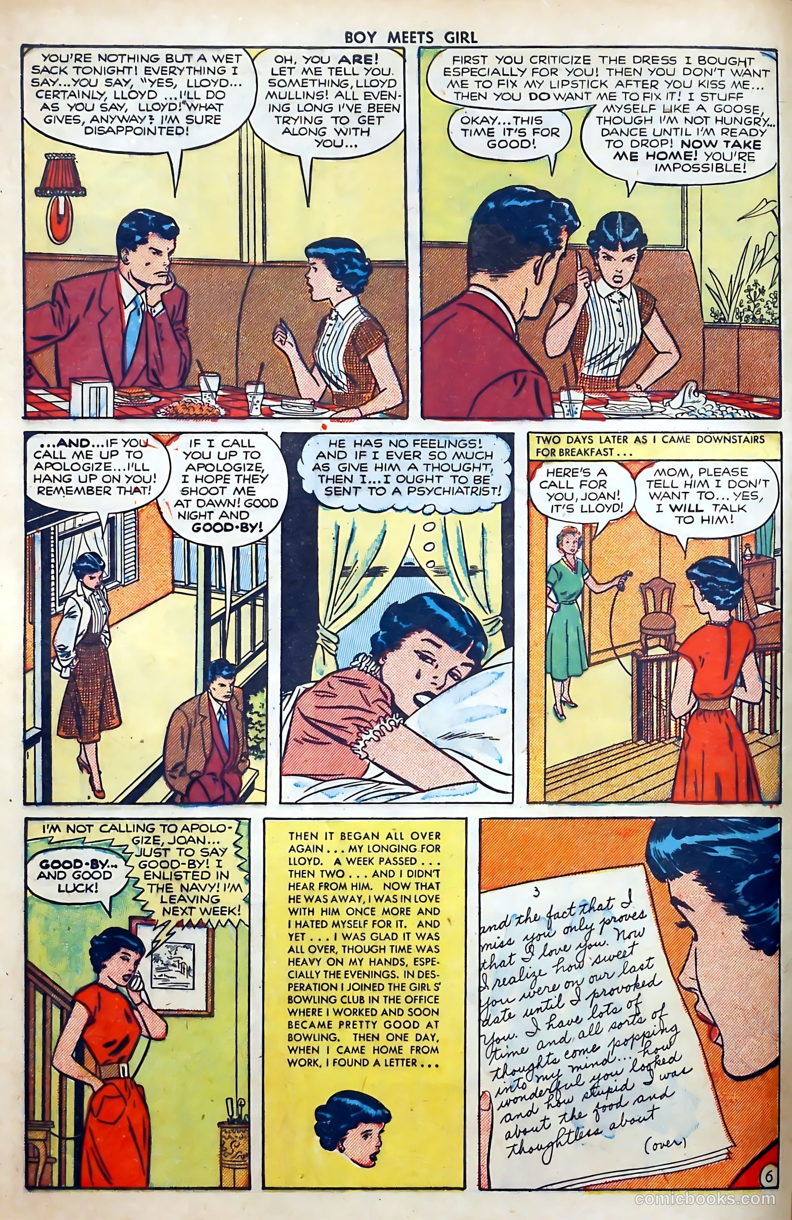 Boy Meets Girl #15 (1951) — page 8 of 52