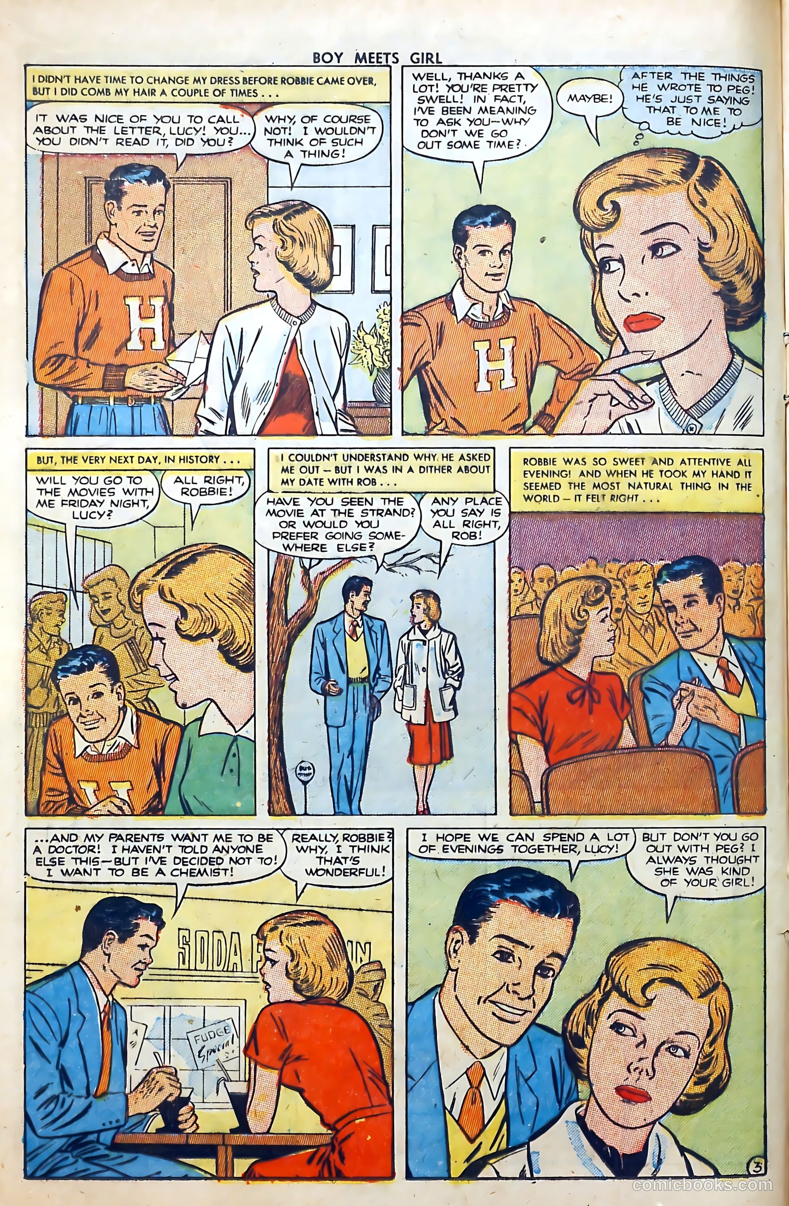 Boy Meets Girl #15 (1951) — page 16 of 52