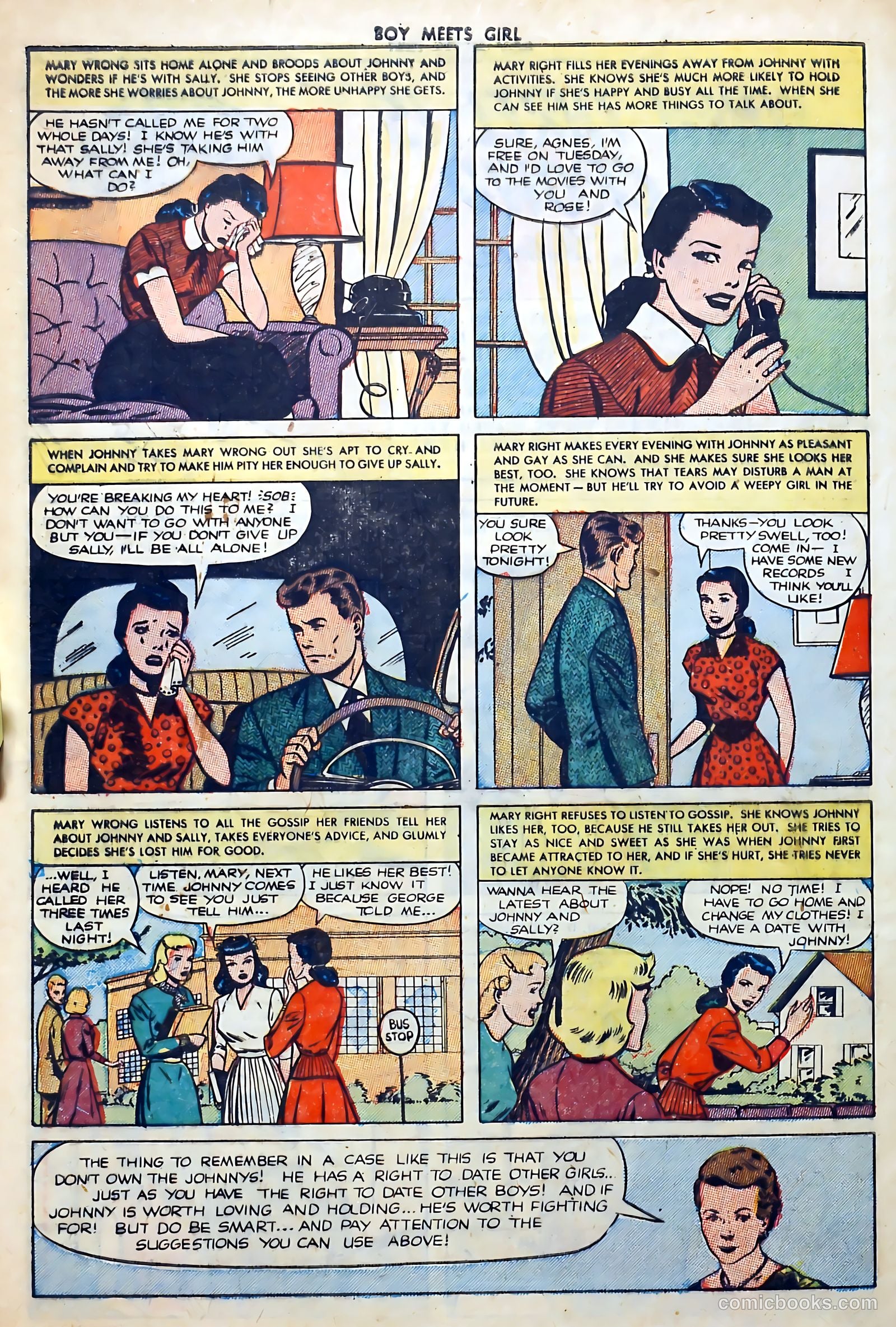 Boy Meets Girl #15 (1951) — page 40 of 52