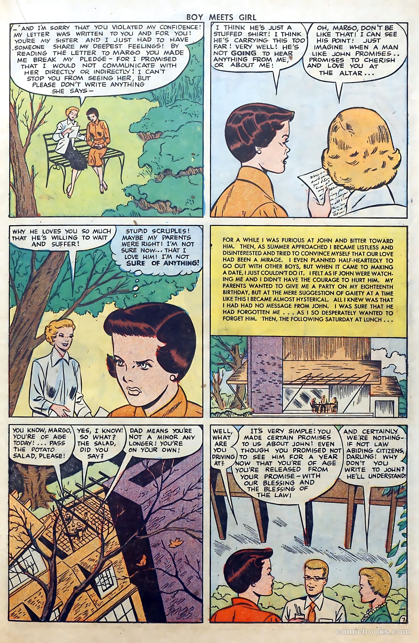 Boy Meets Girl #16 (1951) — page 19 of 53