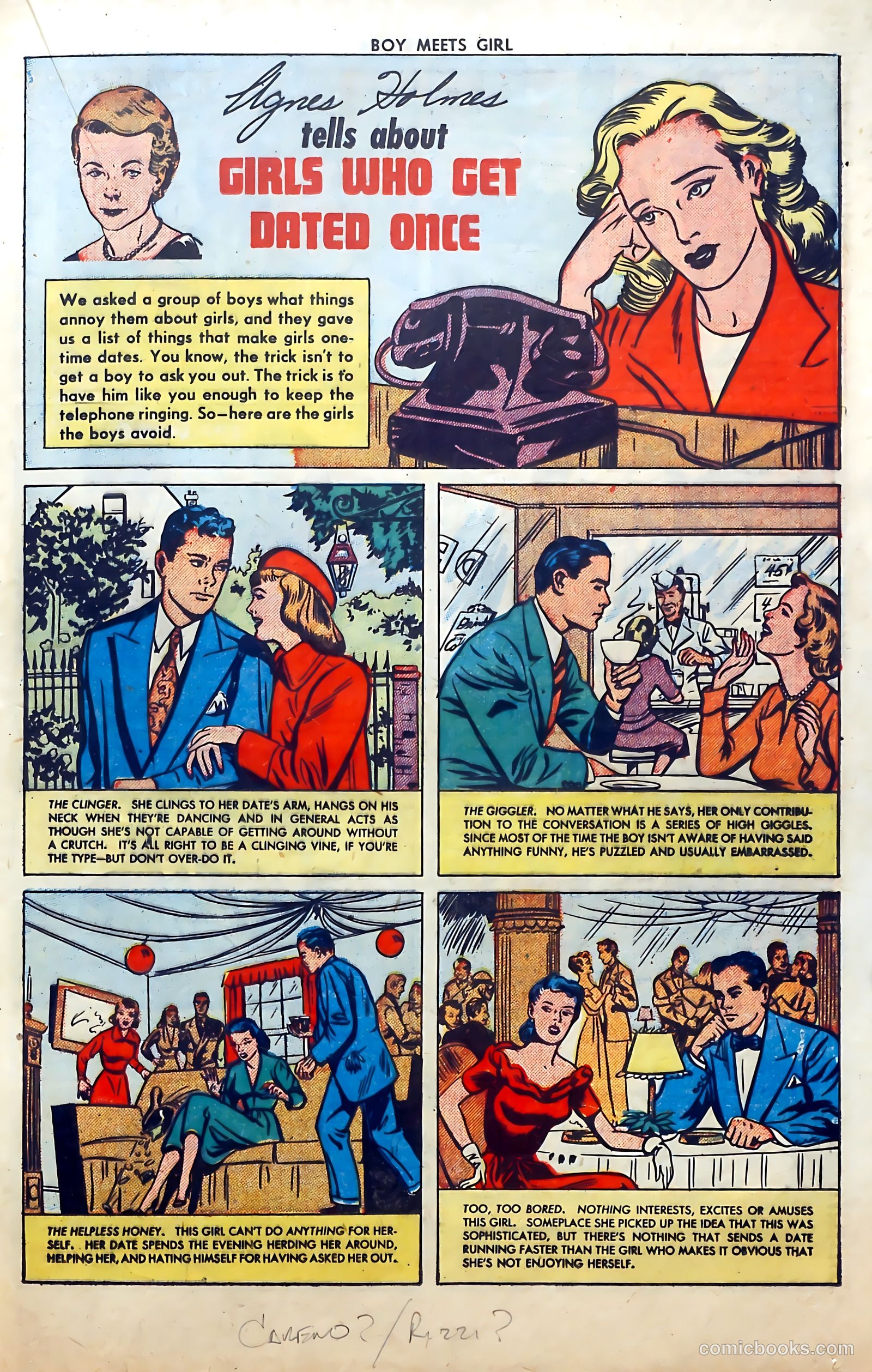 Boy Meets Girl #16 (1951) — page 23 of 53