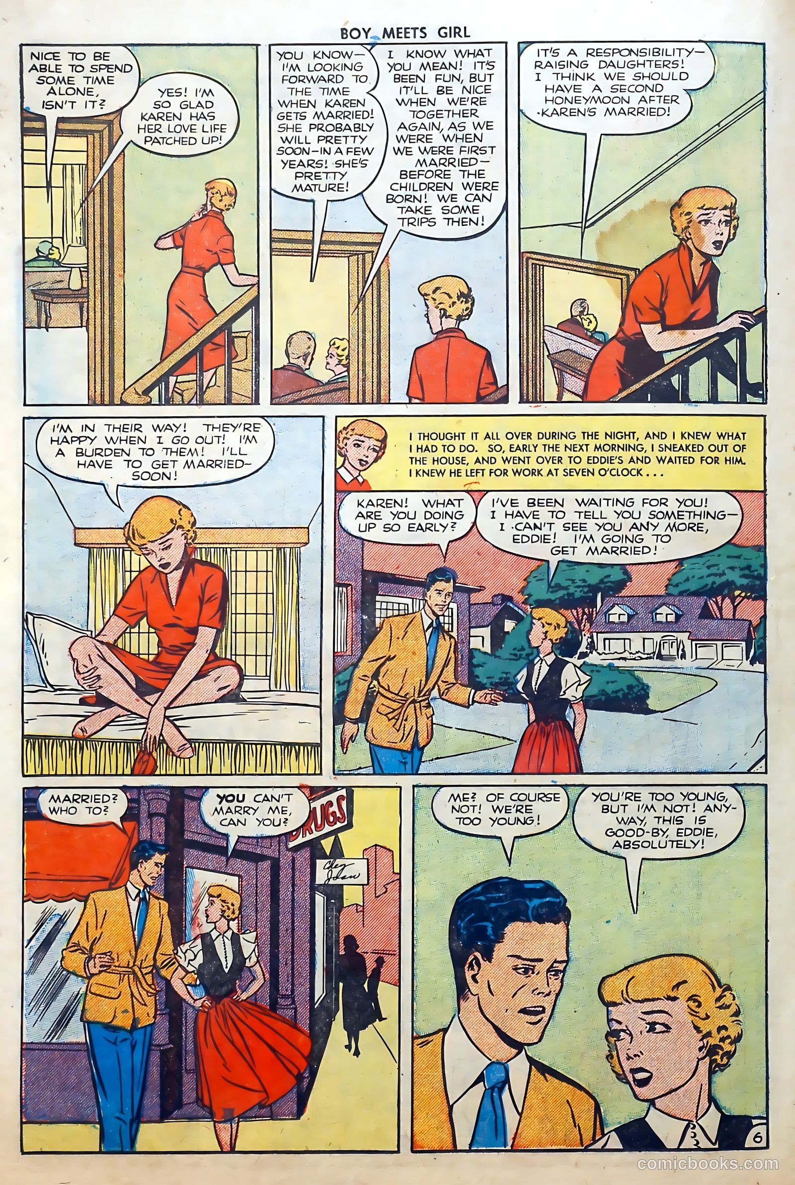 Boy Meets Girl #16 (1951) — page 34 of 53
