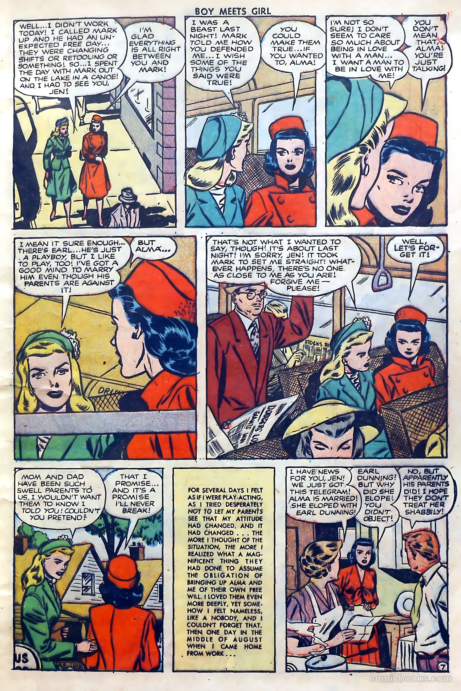 Boy Meets Girl #17 (1951) — page 9 of 53