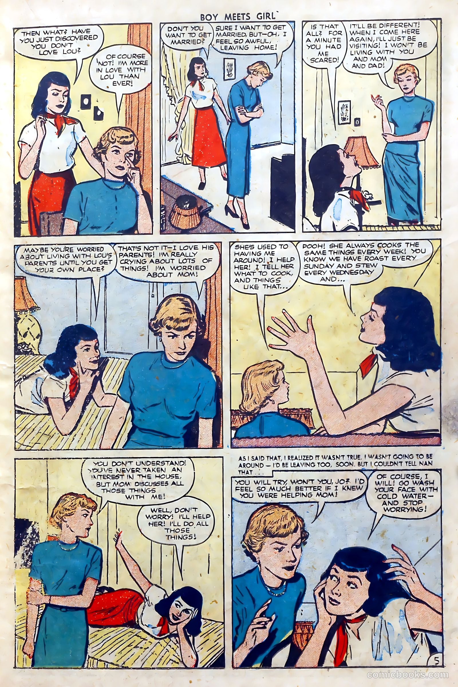 Boy Meets Girl #17 (1951) — page 17 of 53