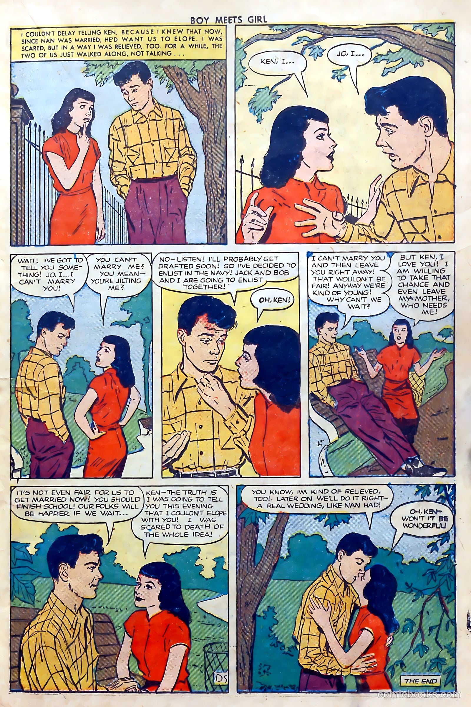 Boy Meets Girl #17 (1951) — page 19 of 53