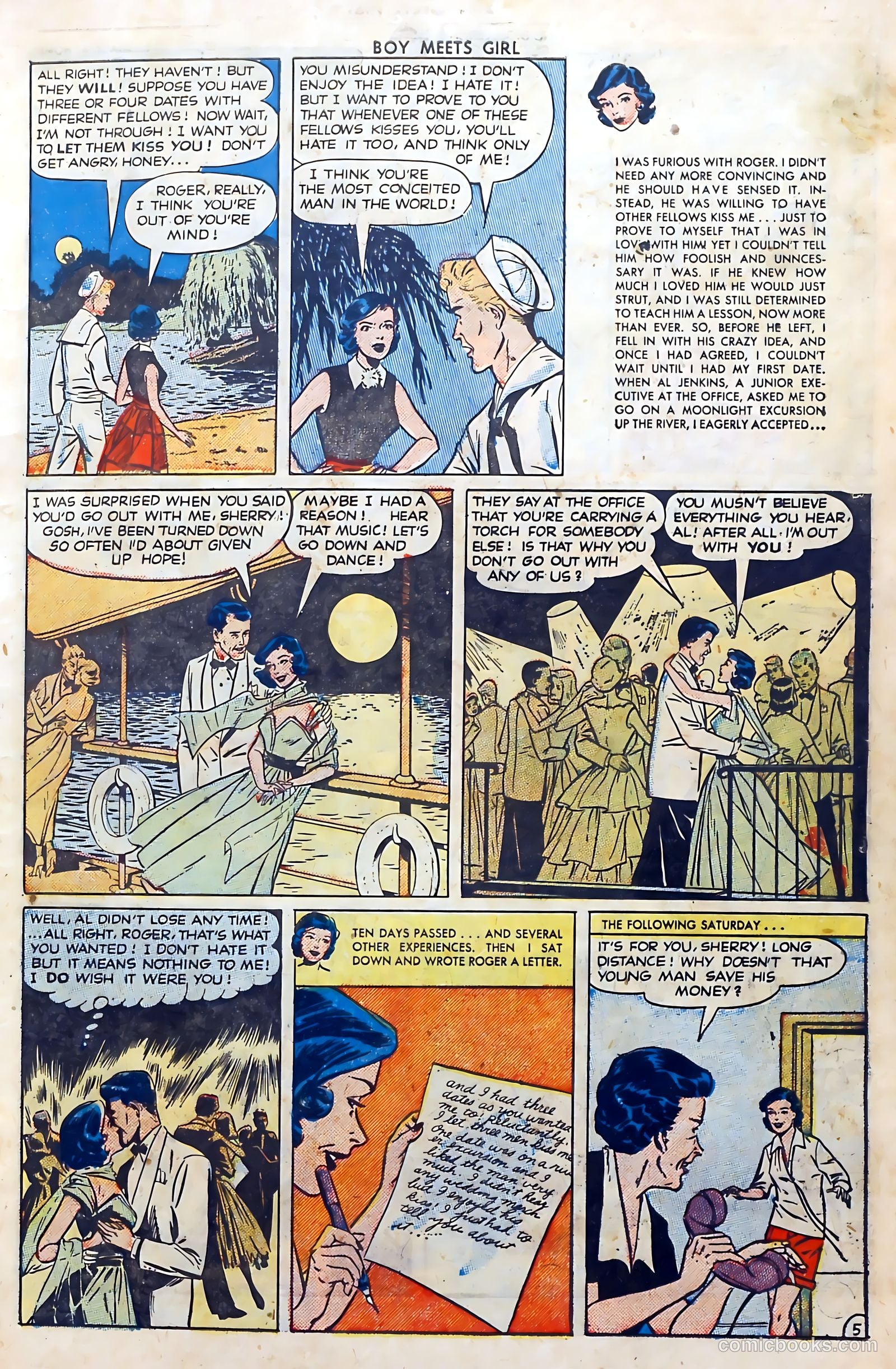 Boy Meets Girl #19 (1951) — page 7 of 37