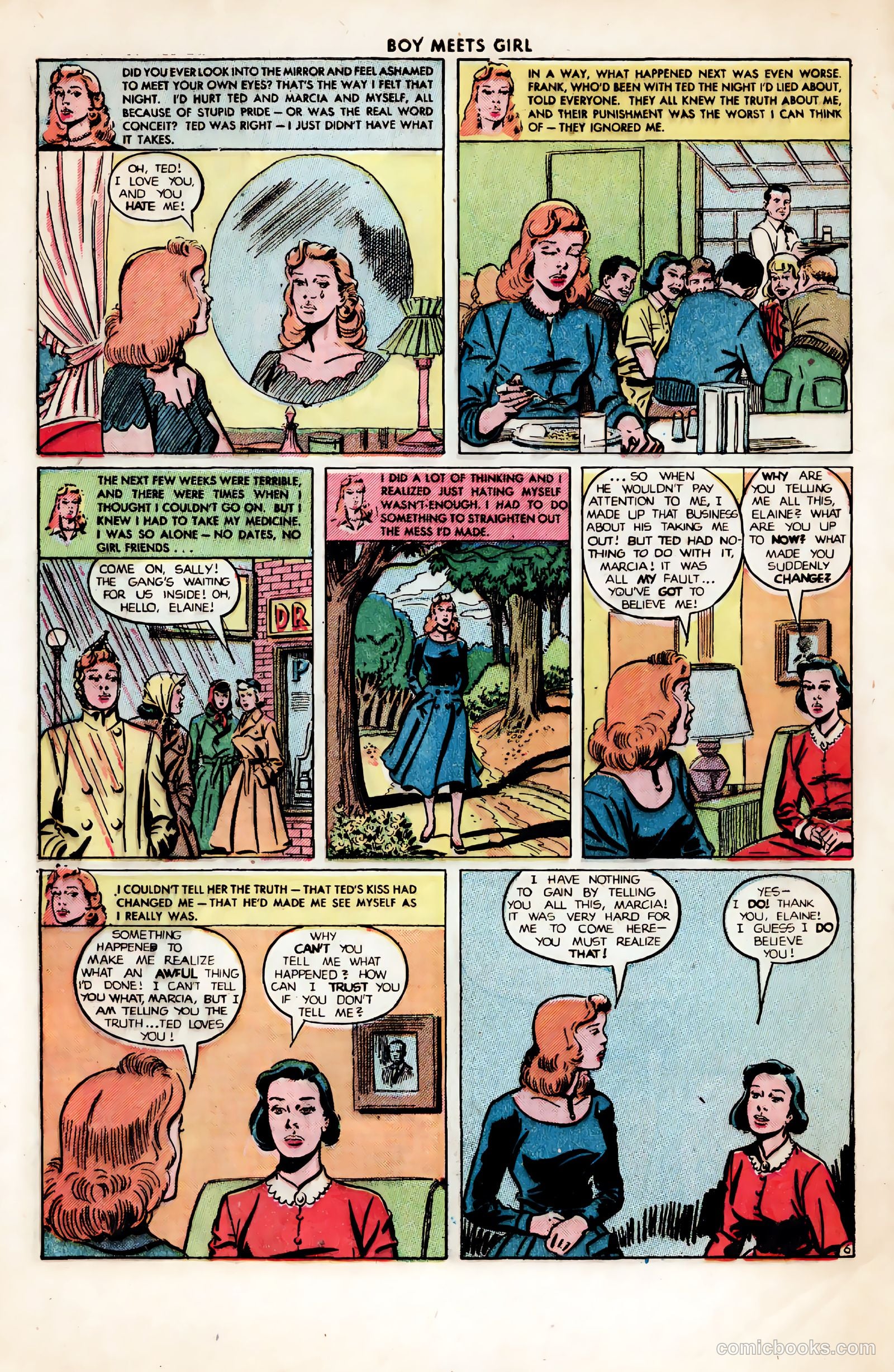 Boy Meets Girl #2 (1950) — page 8 of 53