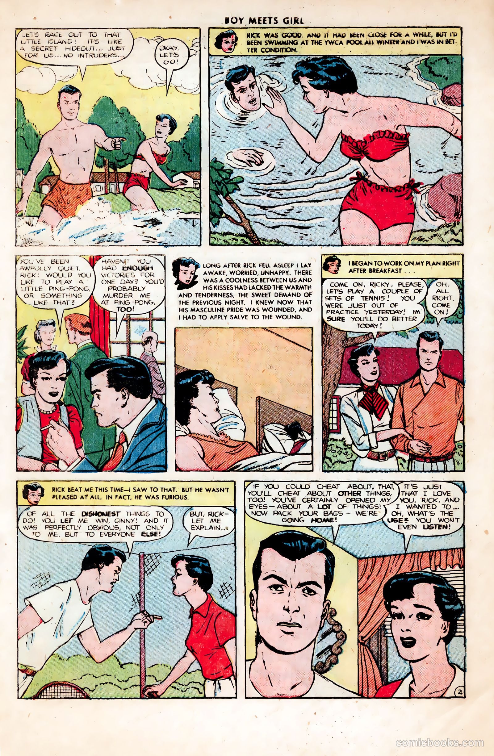 Boy Meets Girl #2 (1950) — page 12 of 53