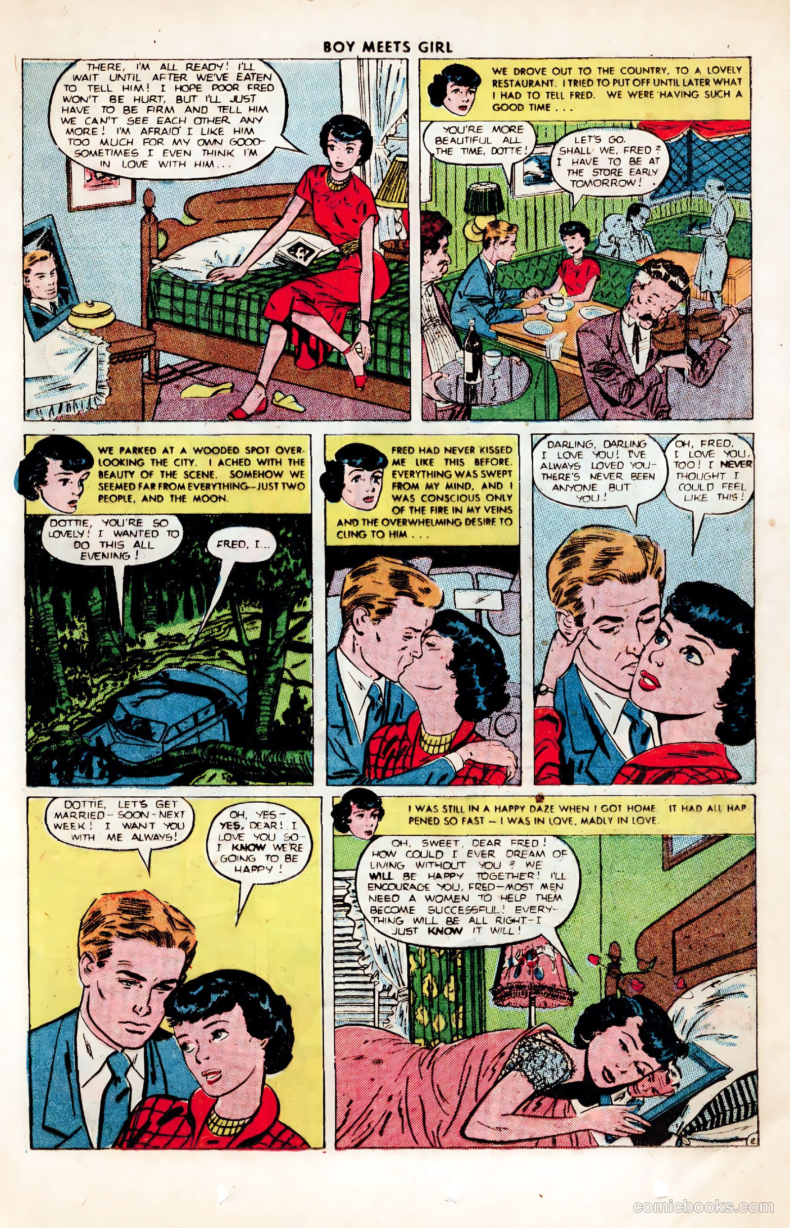 Boy Meets Girl #2 (1950) — page 16 of 53
