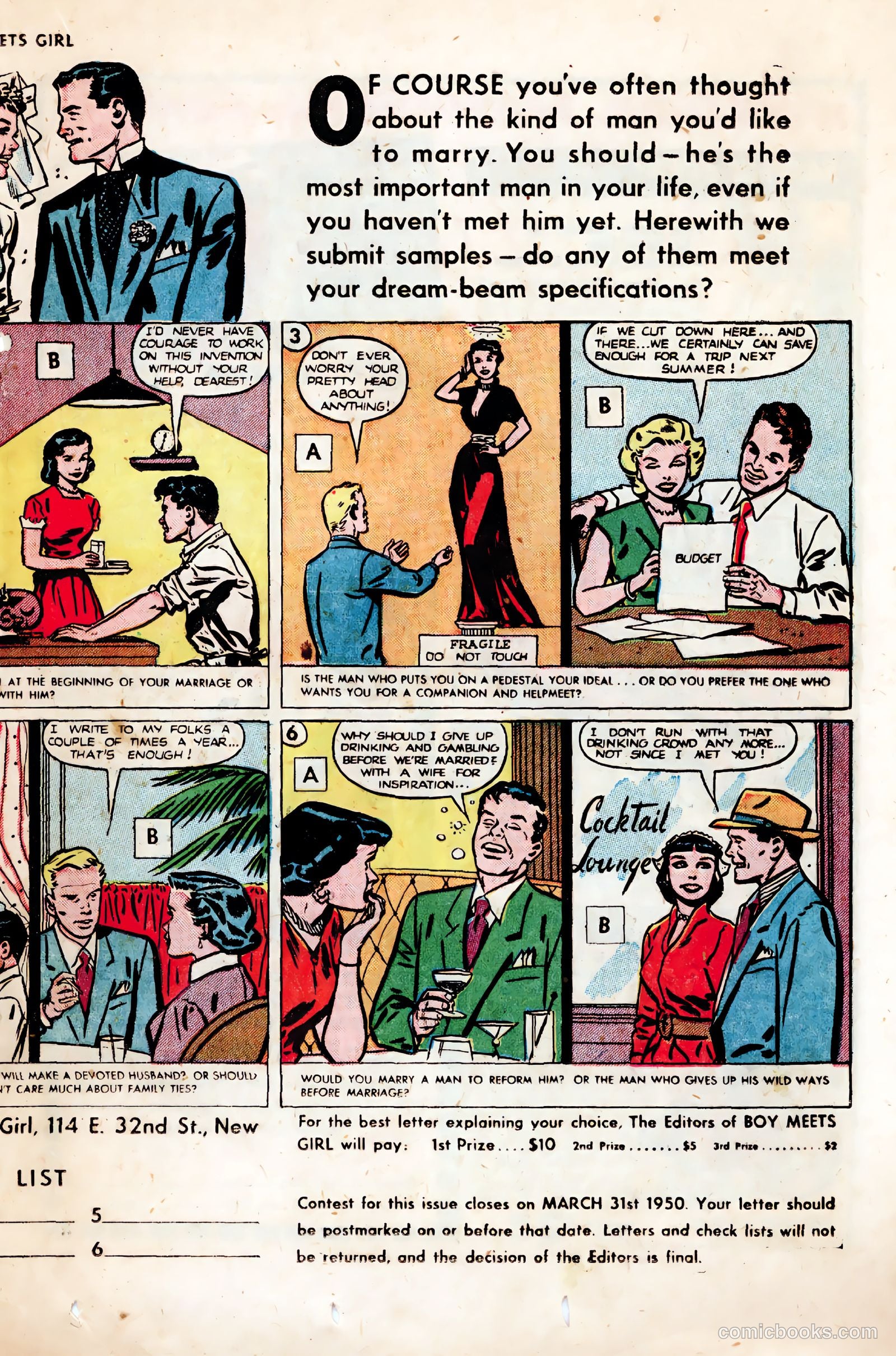 Boy Meets Girl #2 (1950) — page 28 of 53