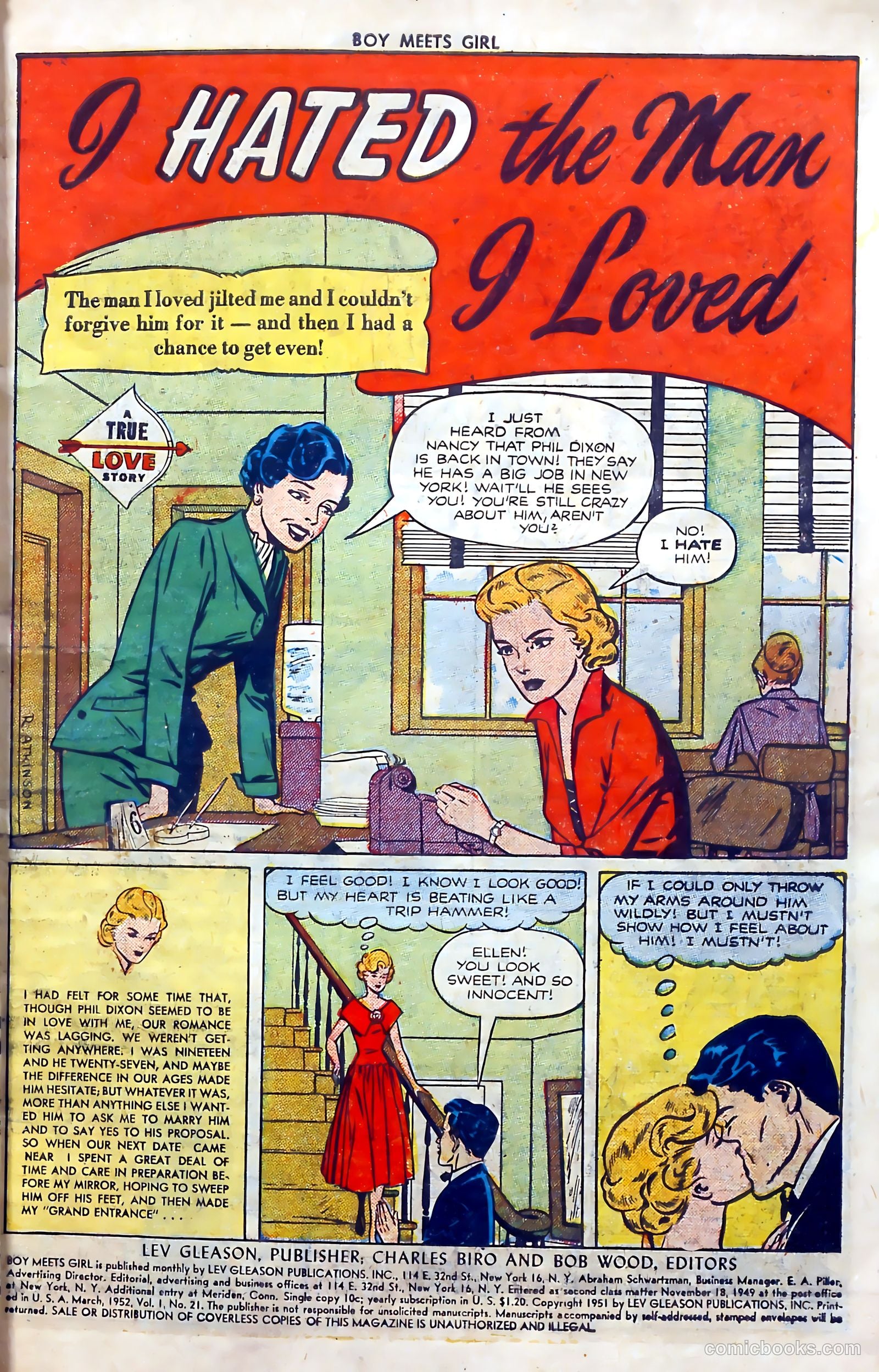 Boy Meets Girl #21 (1952) — page 3 of 37
