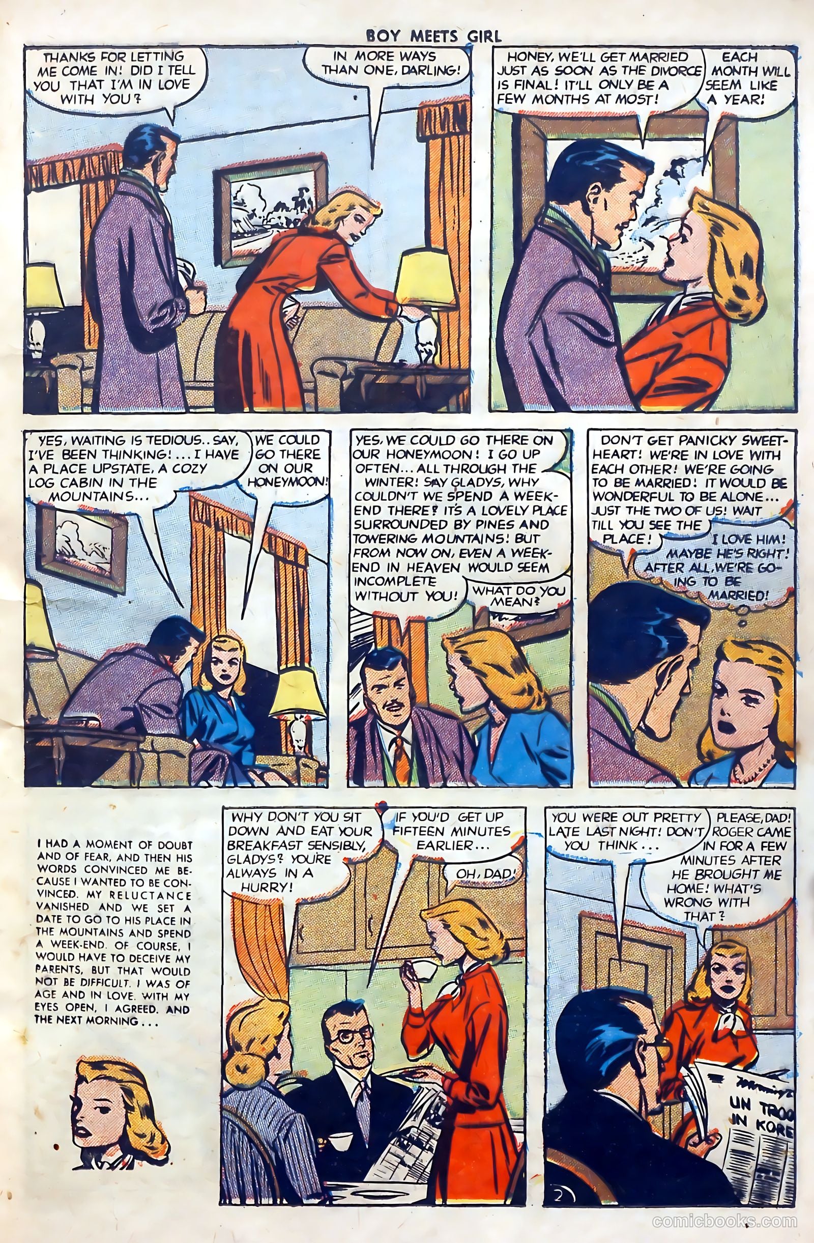 Boy Meets Girl #21 (1952) — page 21 of 37