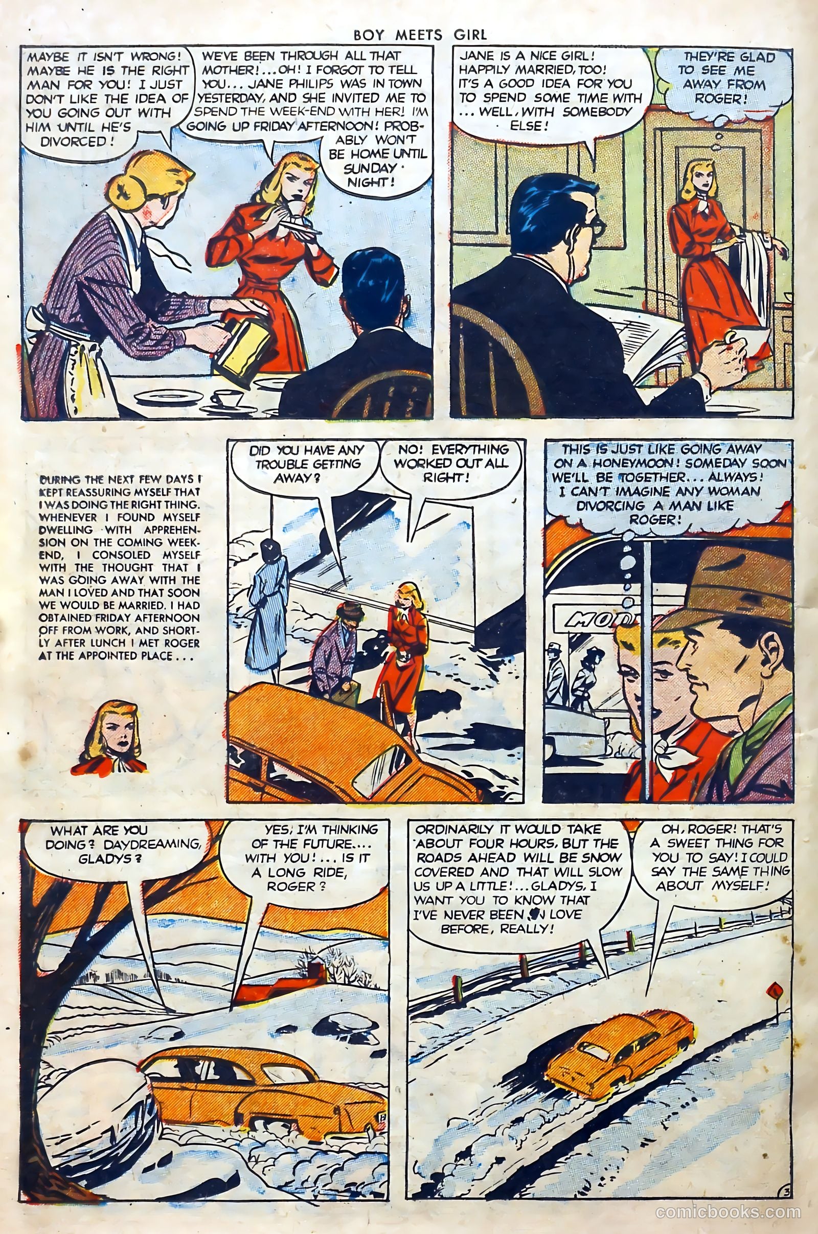 Boy Meets Girl #21 (1952) — page 22 of 37