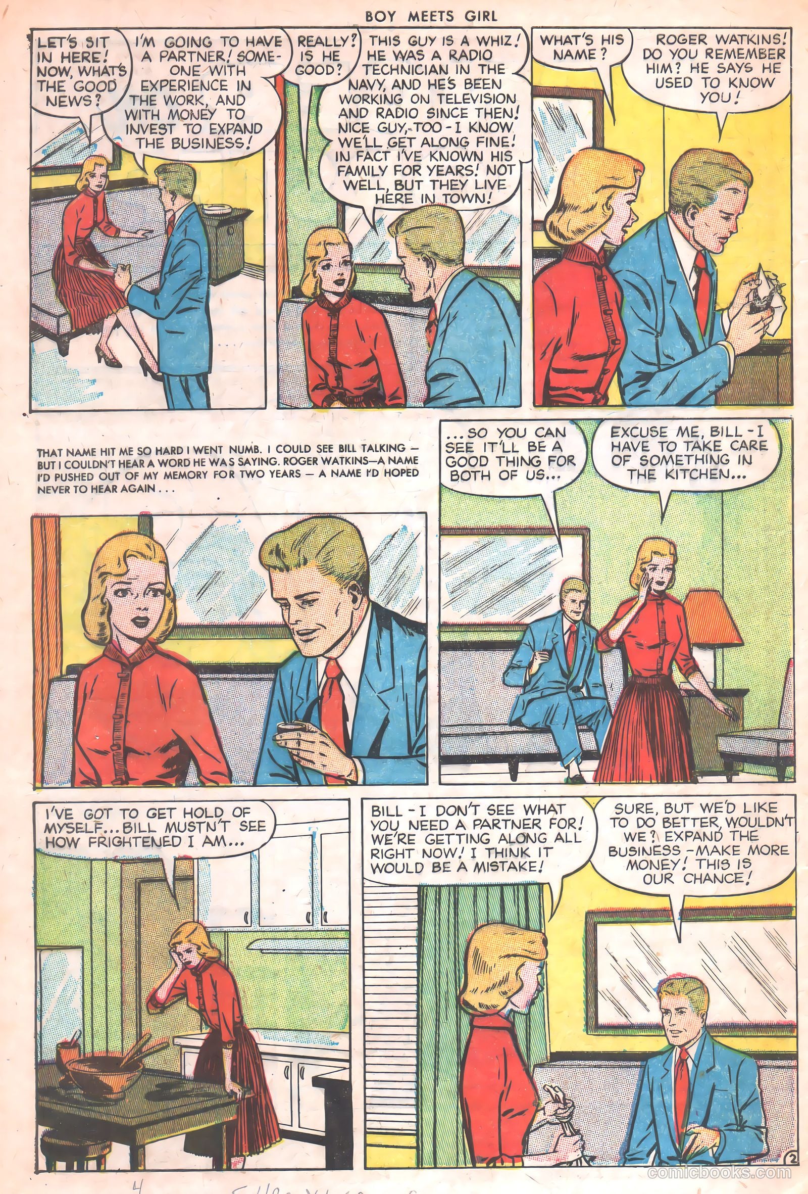 Boy Meets Girl #22 (1952) — page 3 of 26