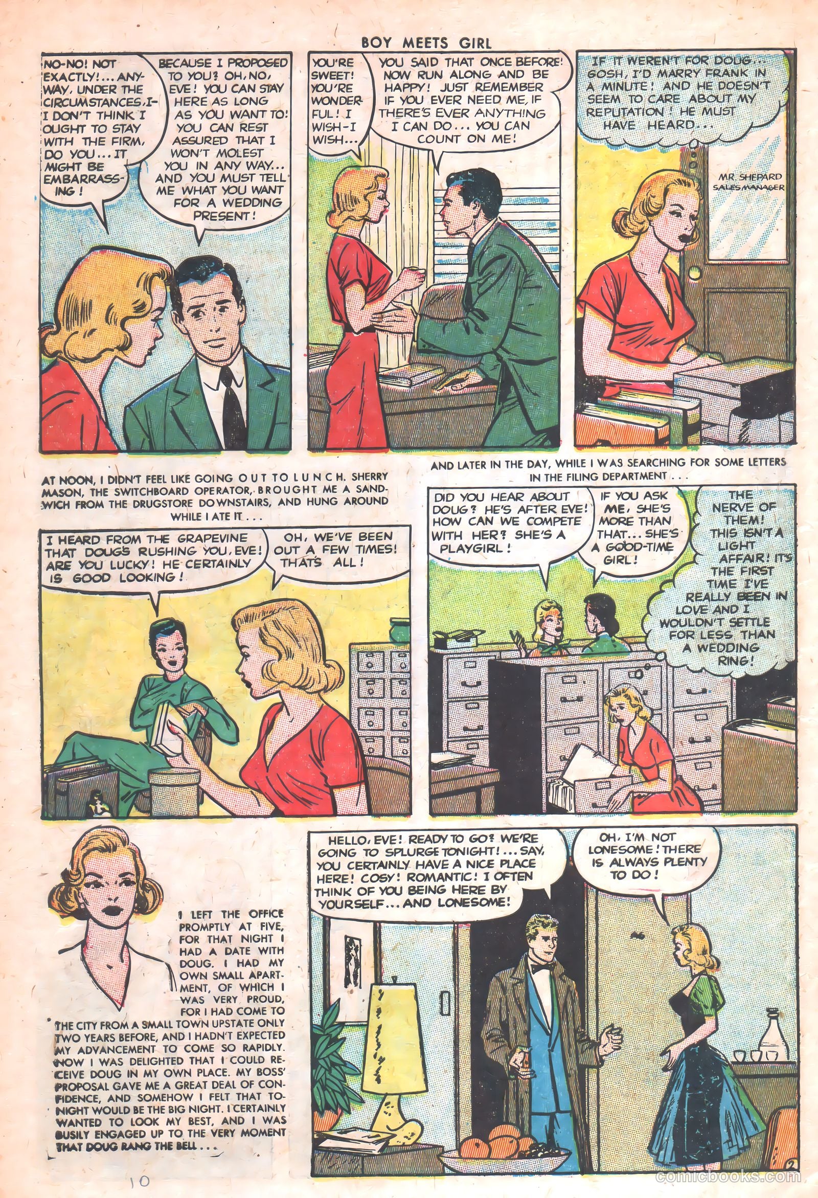 Boy Meets Girl #22 (1952) — page 9 of 26