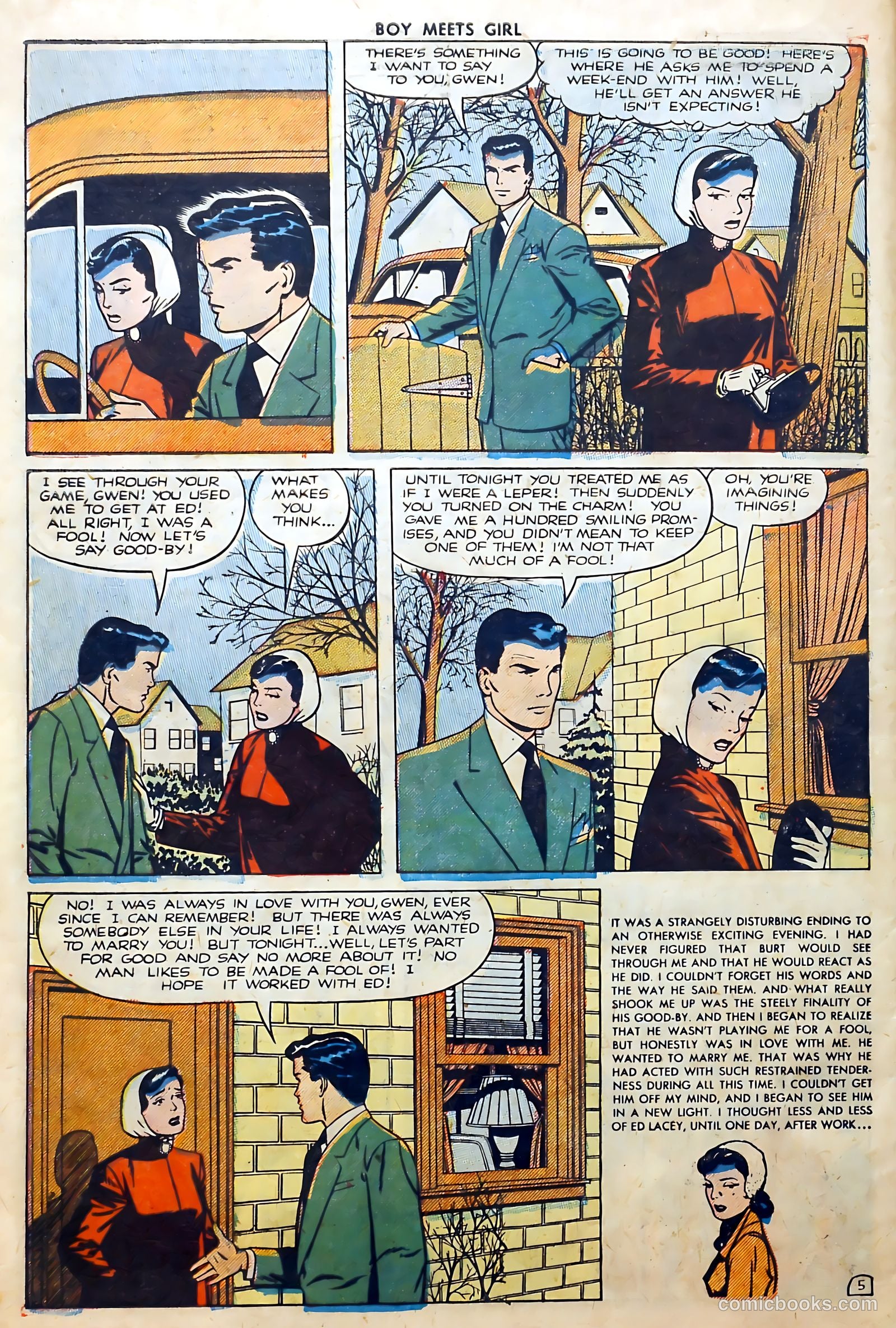 Boy Meets Girl #23 (1952) — page 30 of 37