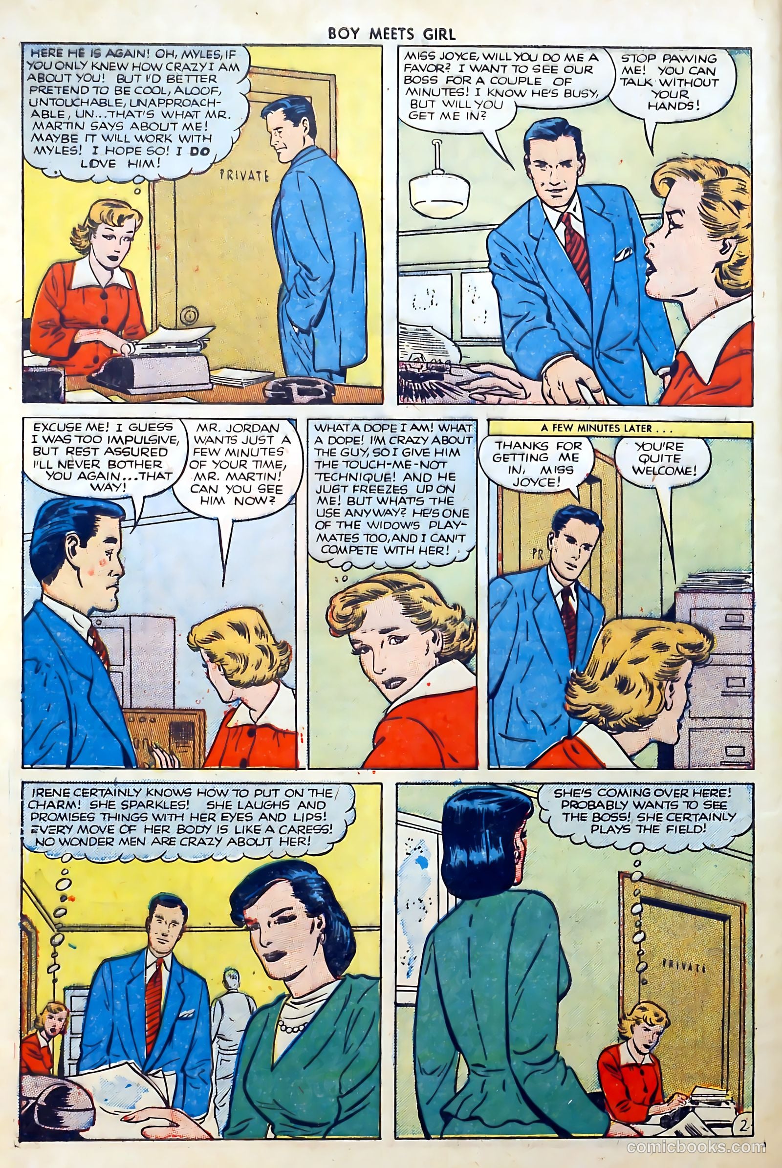 Boy Meets Girl #24 (1952) — page 4 of 37