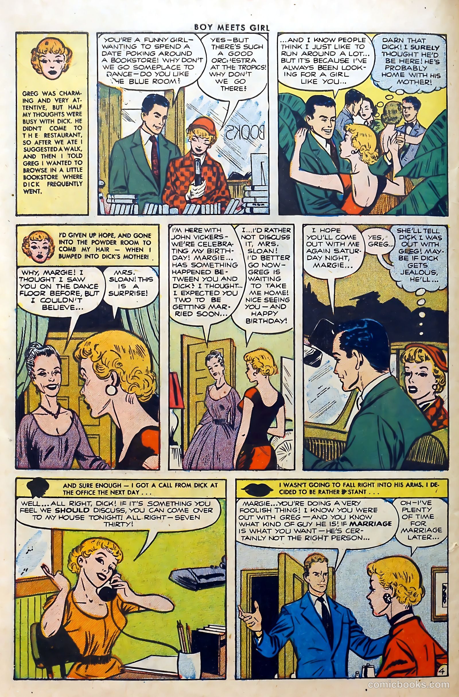 Boy Meets Girl #24 (1952) — page 30 of 37
