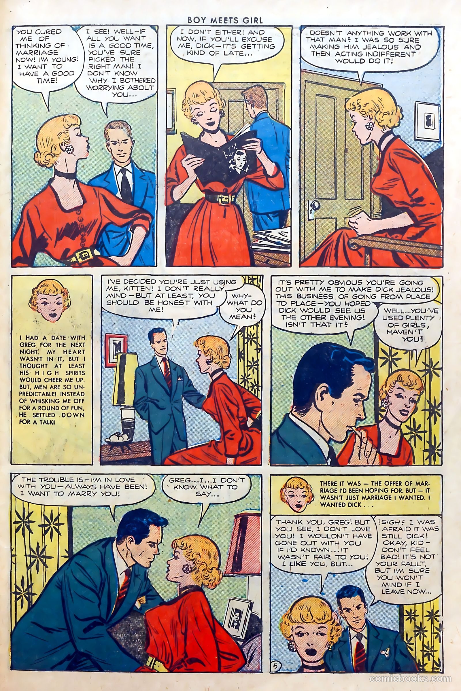 Boy Meets Girl #24 (1952) — page 31 of 37