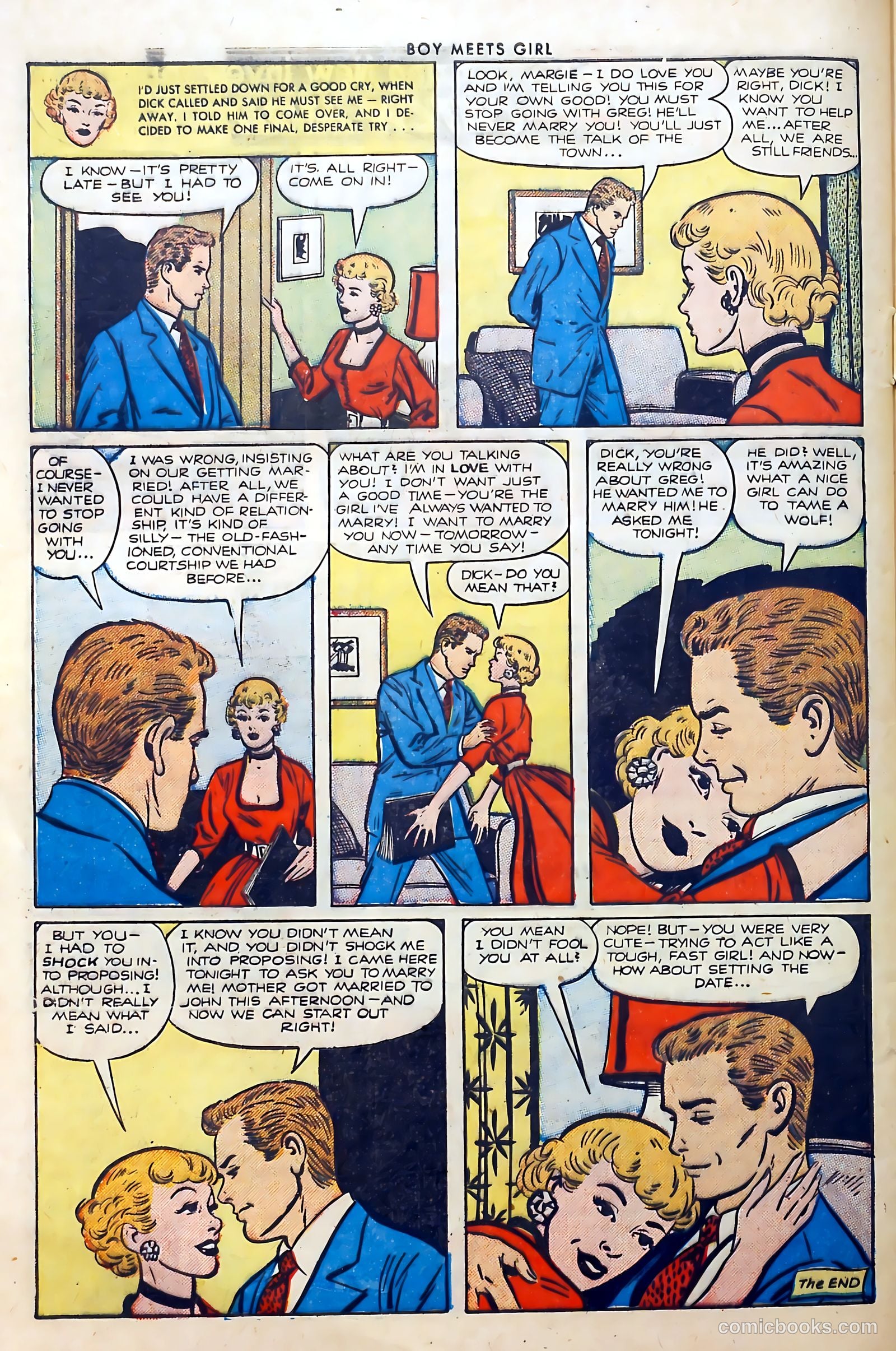 Boy Meets Girl #24 (1952) — page 32 of 37