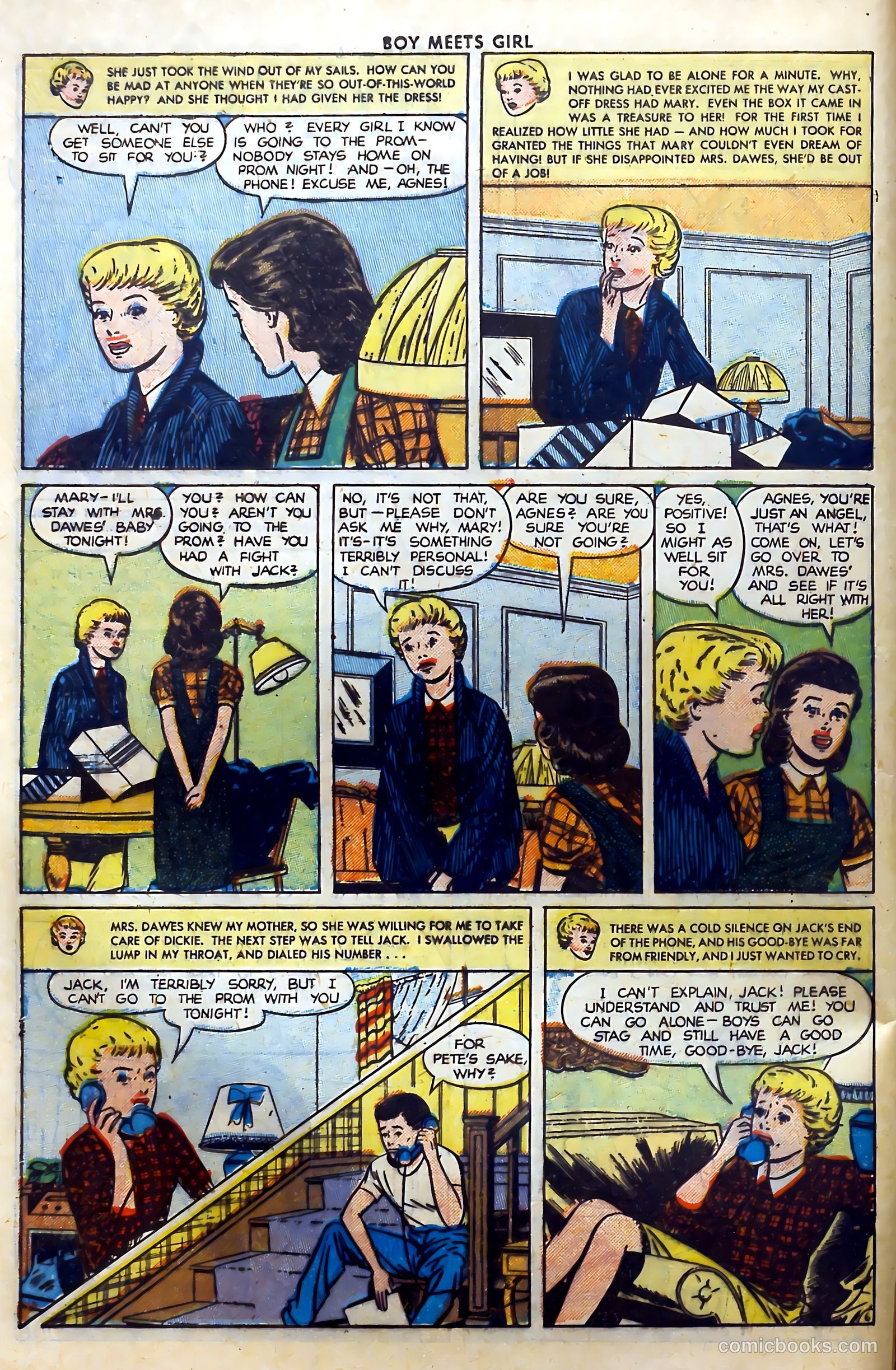 Boy Meets Girl #3 (1950) — page 8 of 53