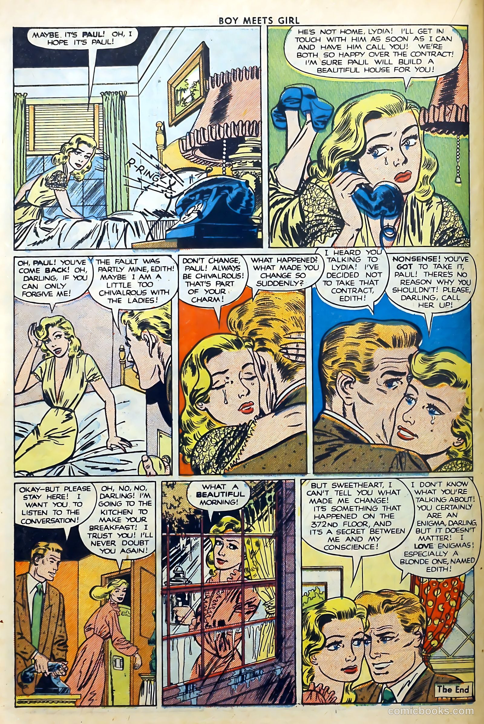 Boy Meets Girl #3 (1950) — page 34 of 53