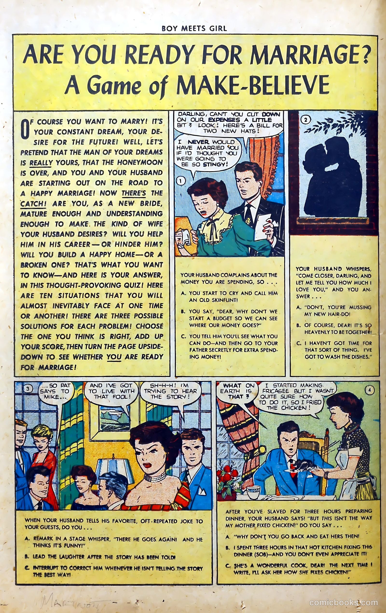 Boy Meets Girl #3 (1950) — page 36 of 53