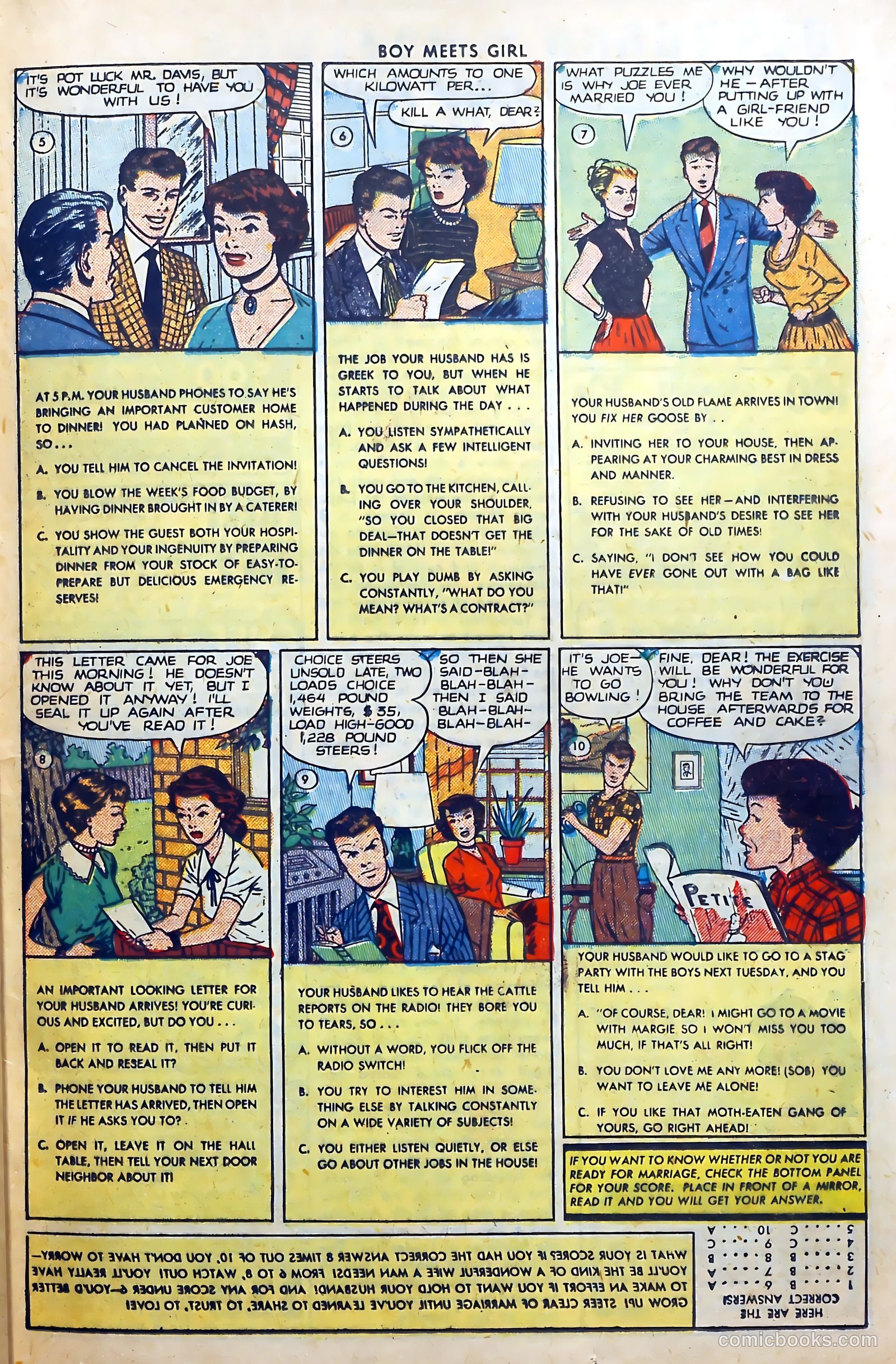 Boy Meets Girl #3 (1950) — page 37 of 53