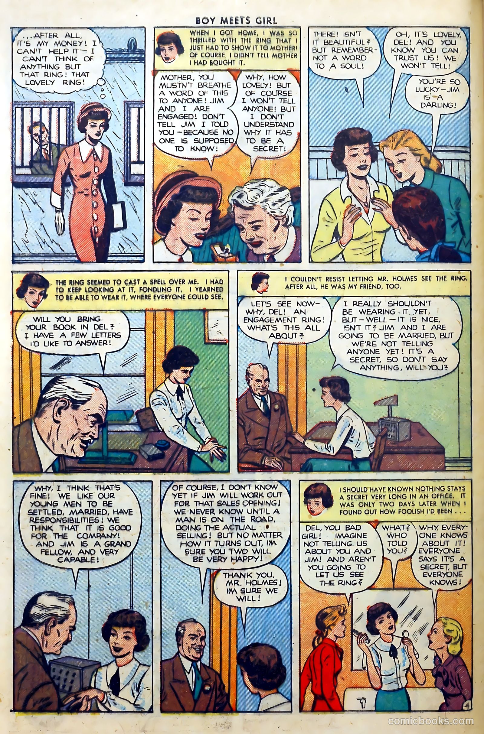 Boy Meets Girl #3 (1950) — page 42 of 53