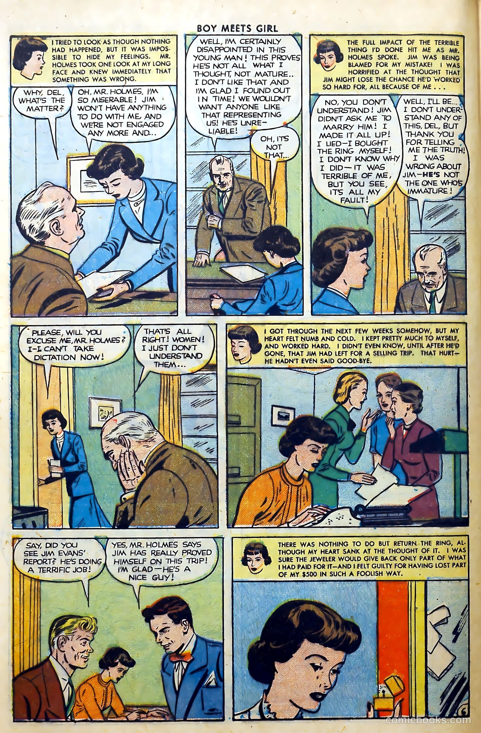 Boy Meets Girl #3 (1950) — page 44 of 53