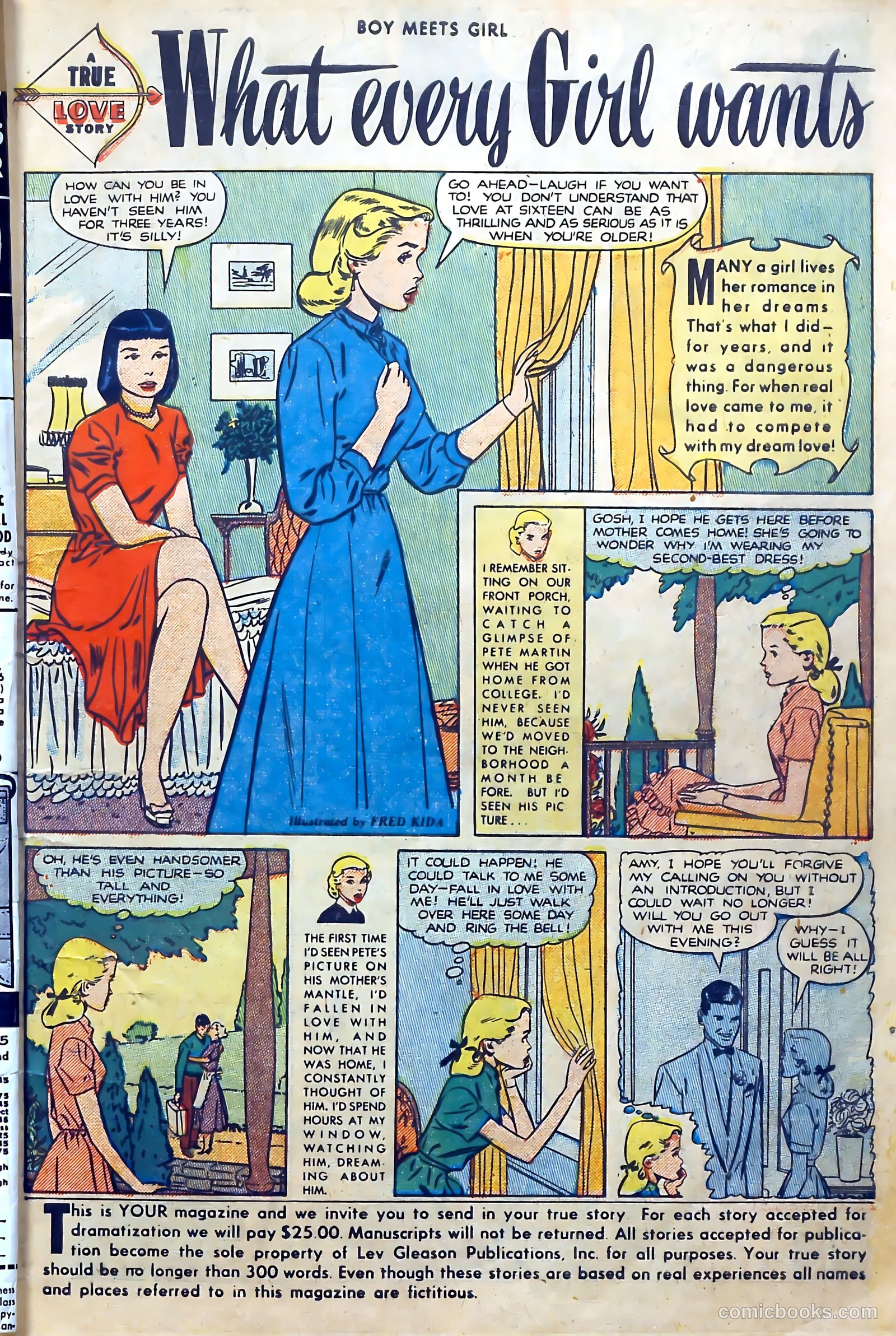 Boy Meets Girl #4 (1950) — page 3 of 52