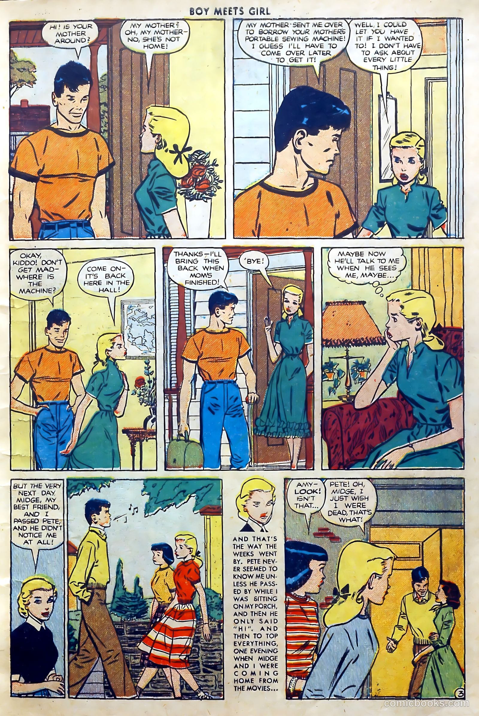 Boy Meets Girl #4 (1950) — page 5 of 52