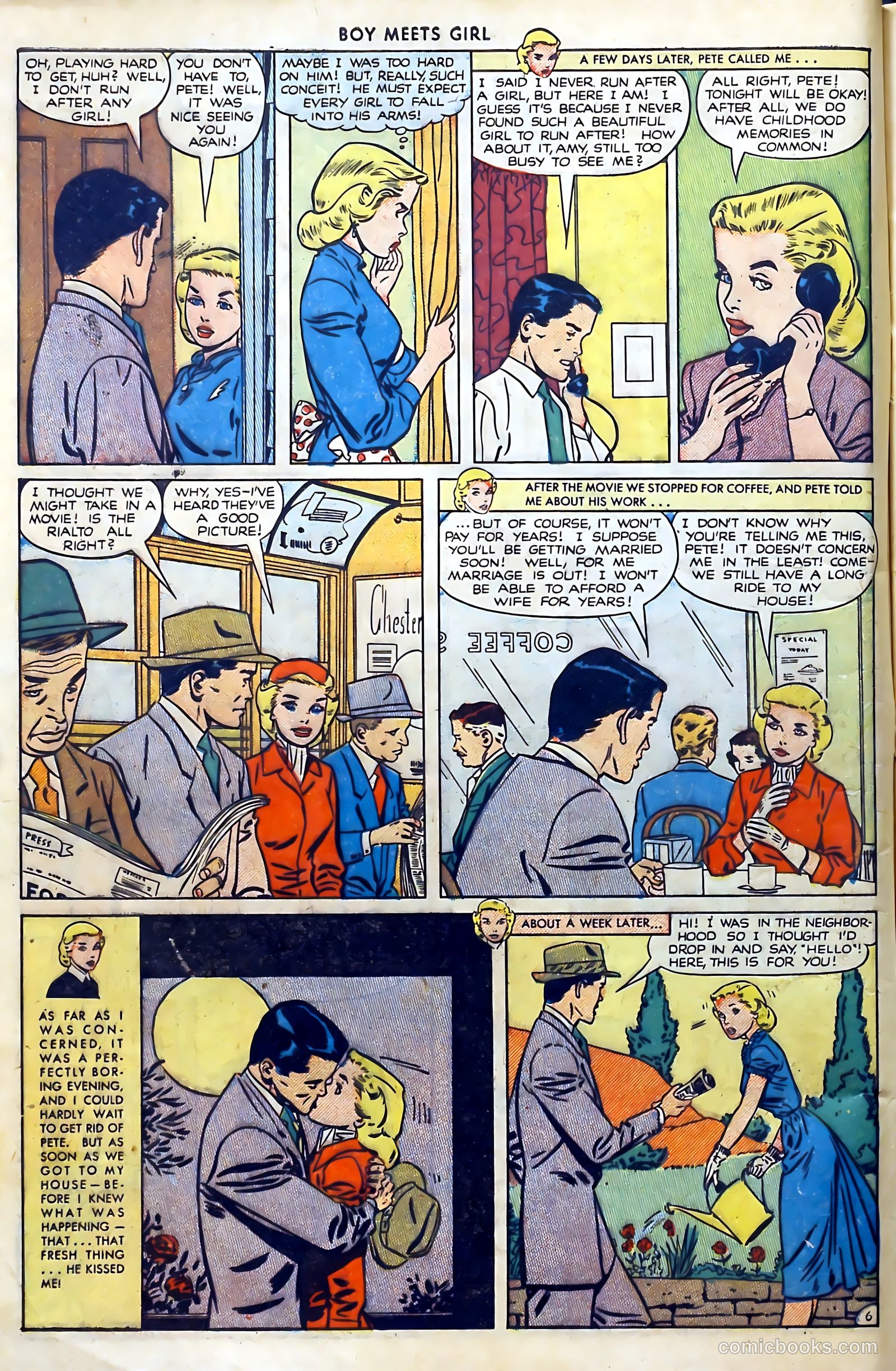 Boy Meets Girl #4 (1950) — page 8 of 52