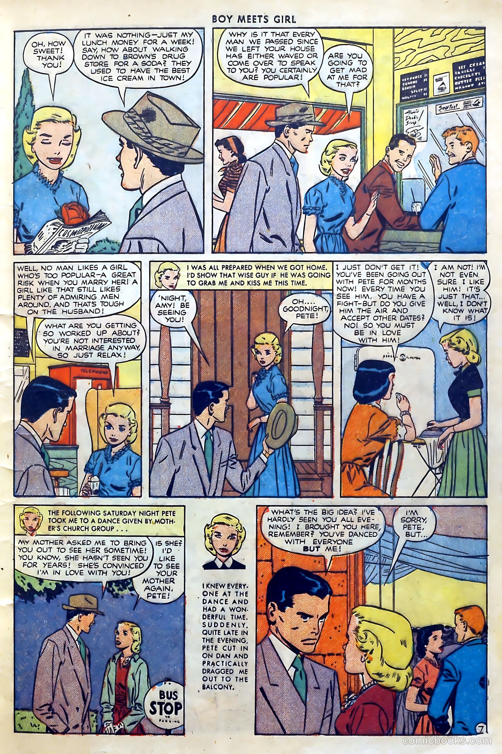 Boy Meets Girl #4 (1950) — page 9 of 52